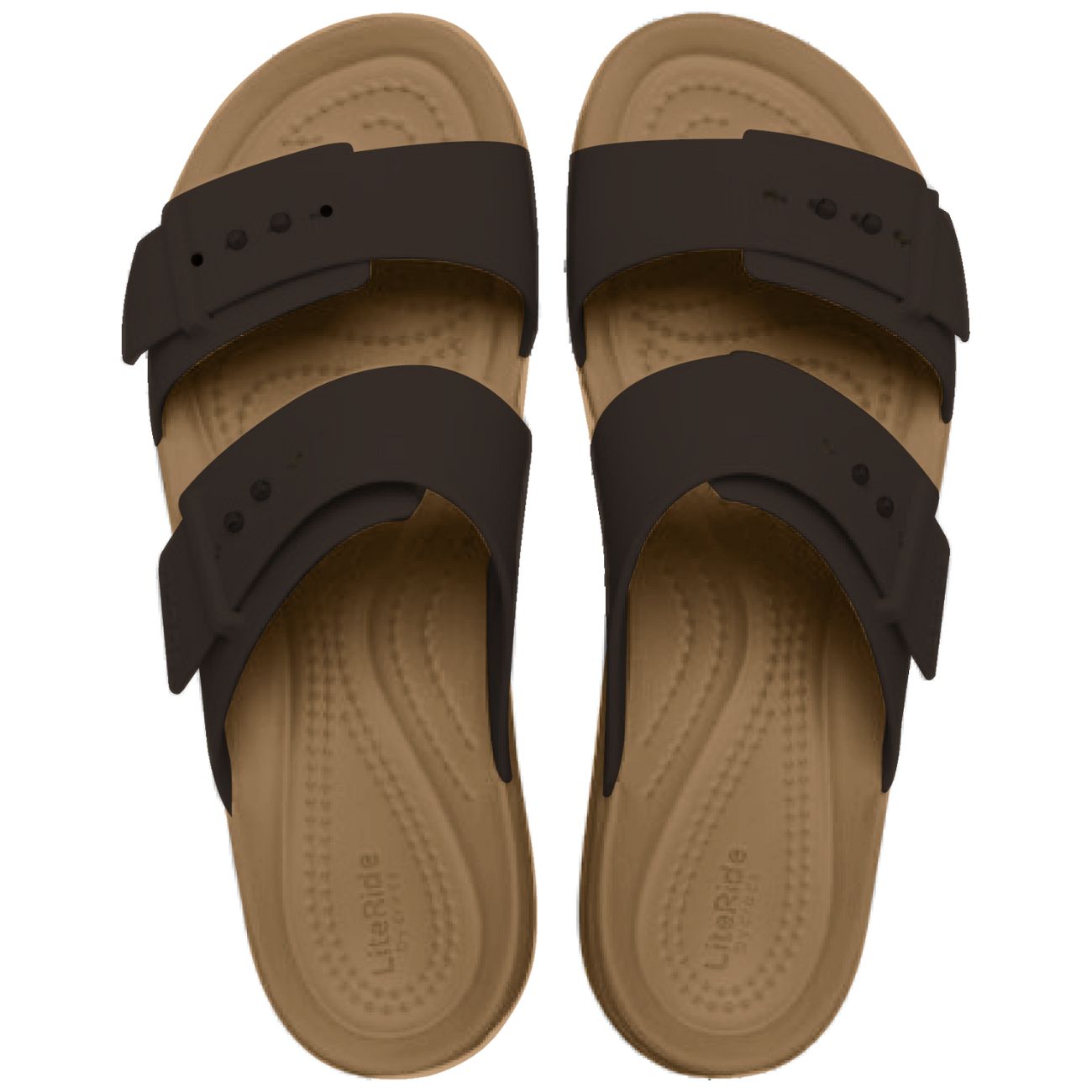 Sandálias Brooklyn Buckle Matte Wrap Low W Crocs Preto-2