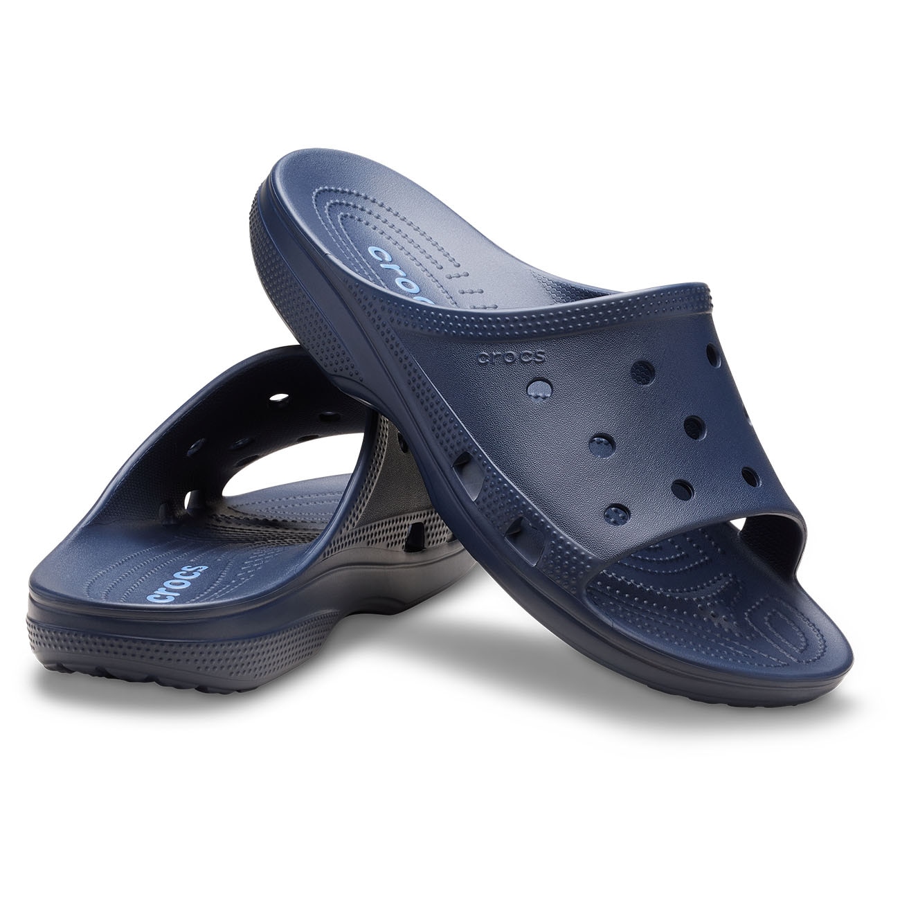 Chinelos Classic Slide M Crocs Azul-2