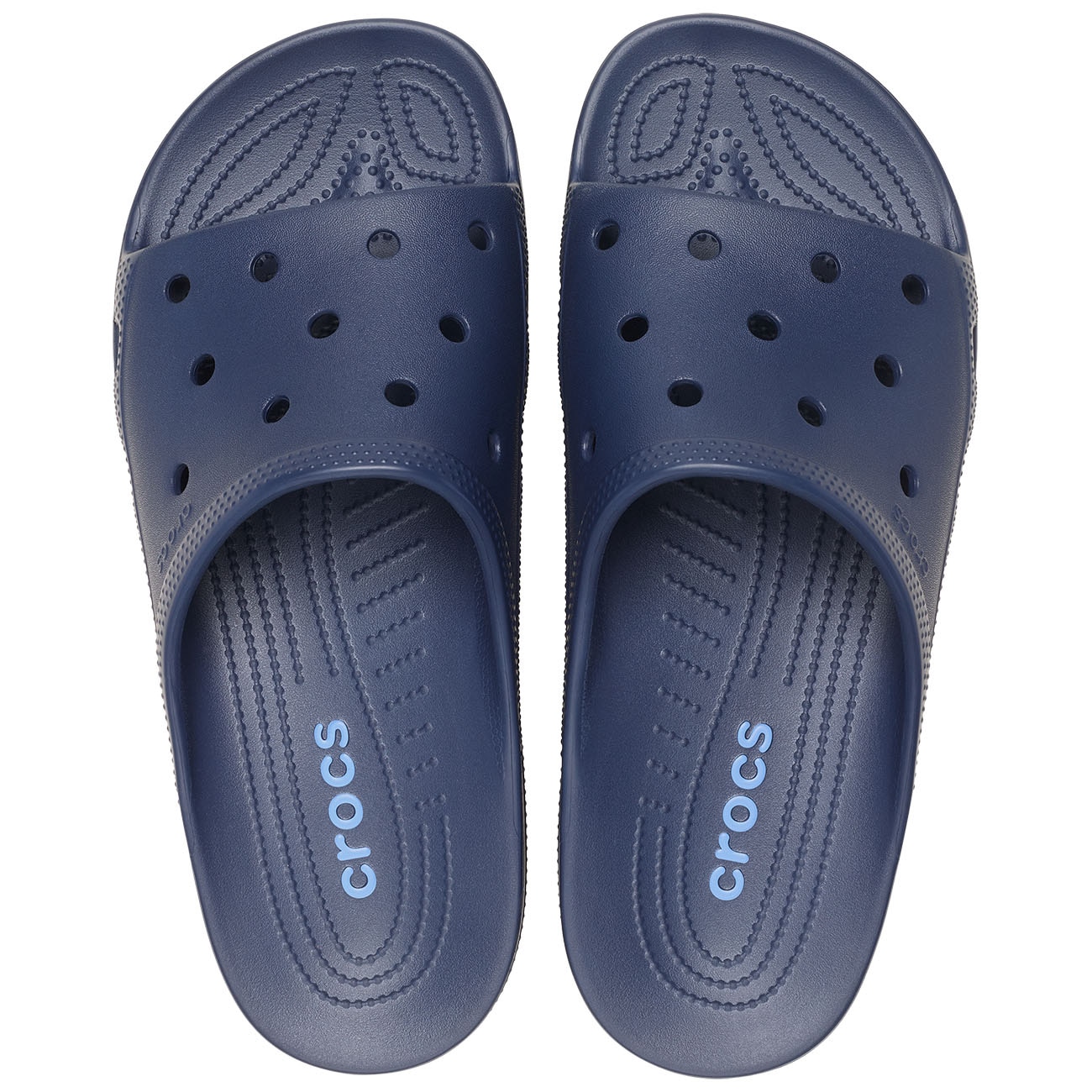 Chinelos Classic Slide M Crocs Azul-3