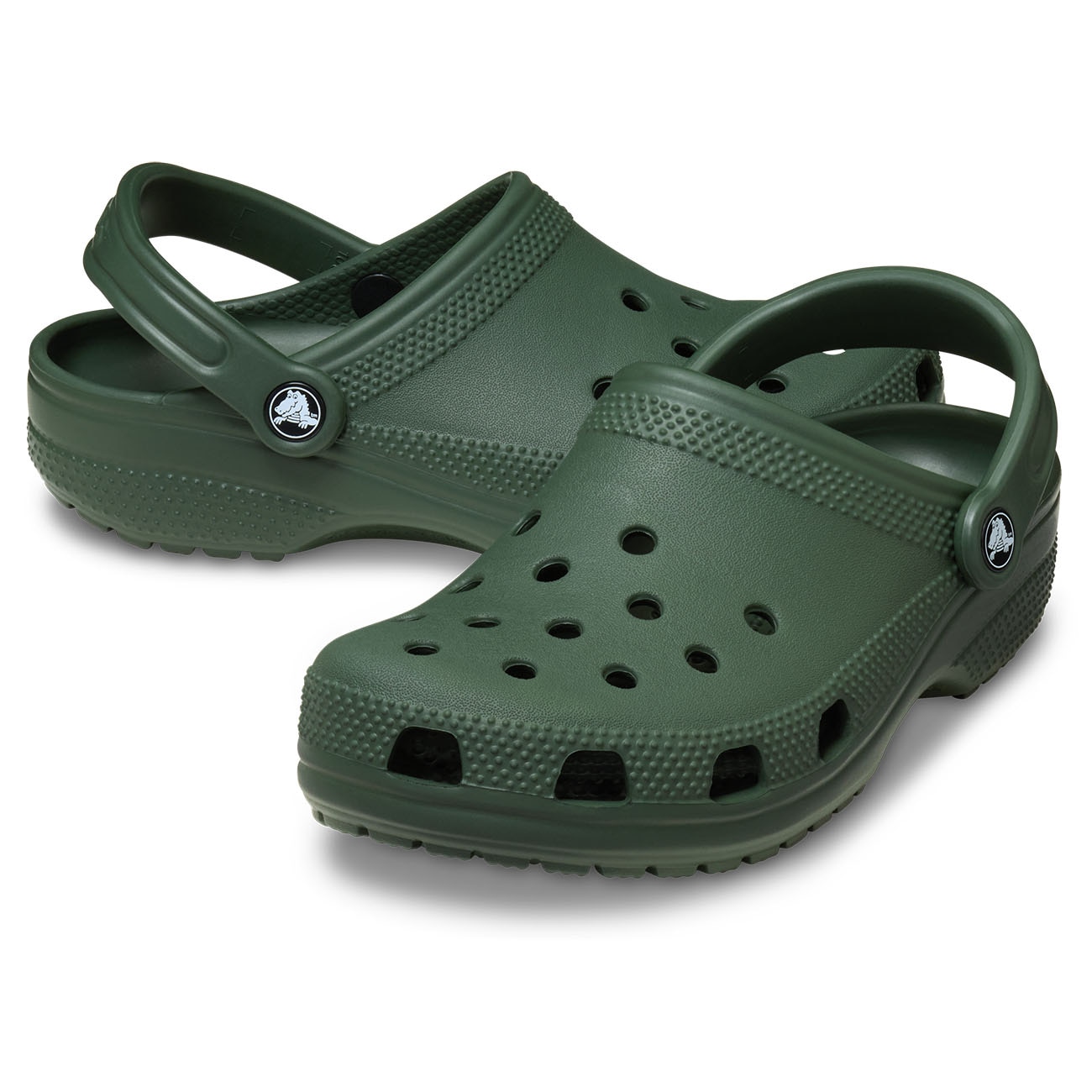 Socas Unissexo Classic Crocs Verde-escuro-2