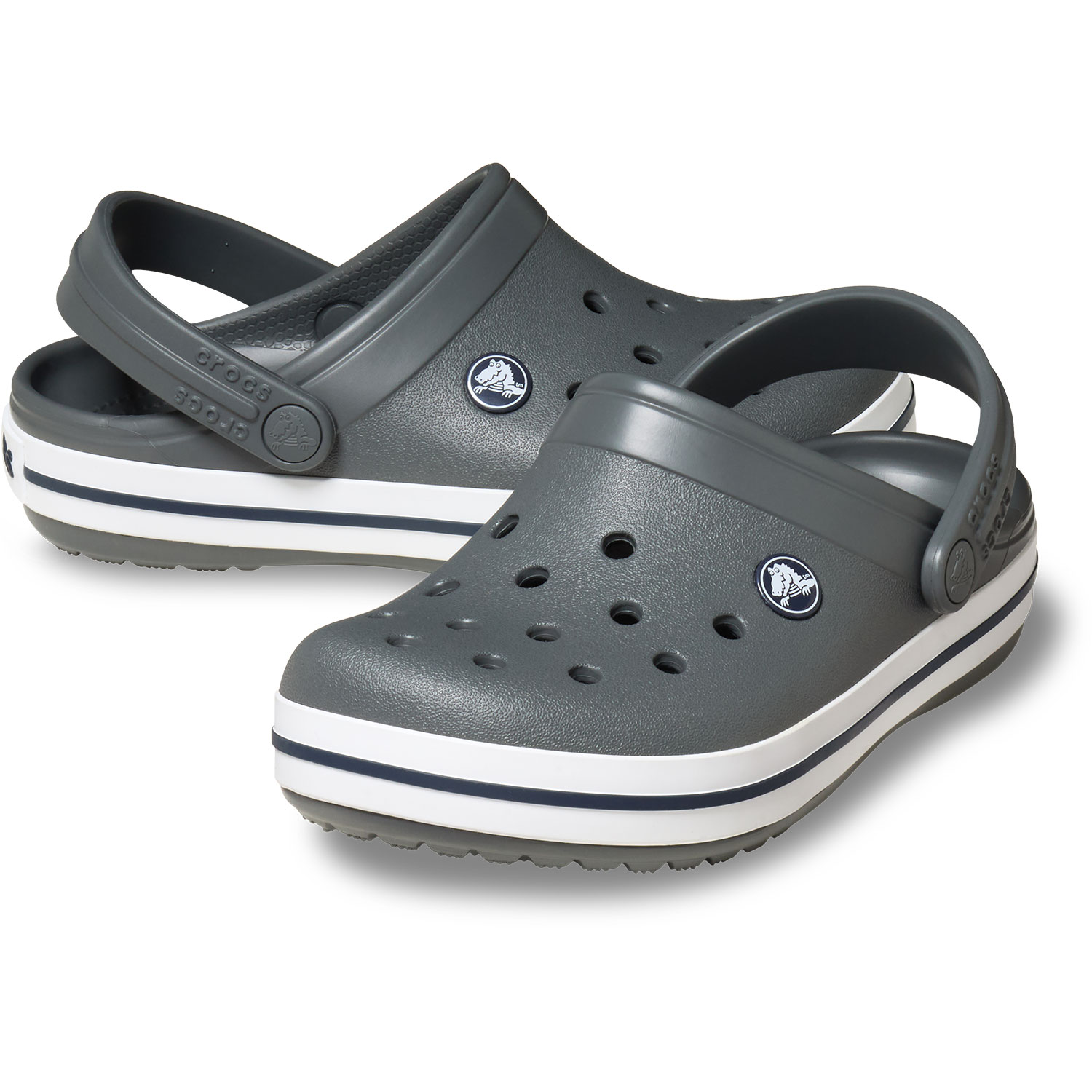Socas Crocband Clog Crocs Infantil Cinzento-2