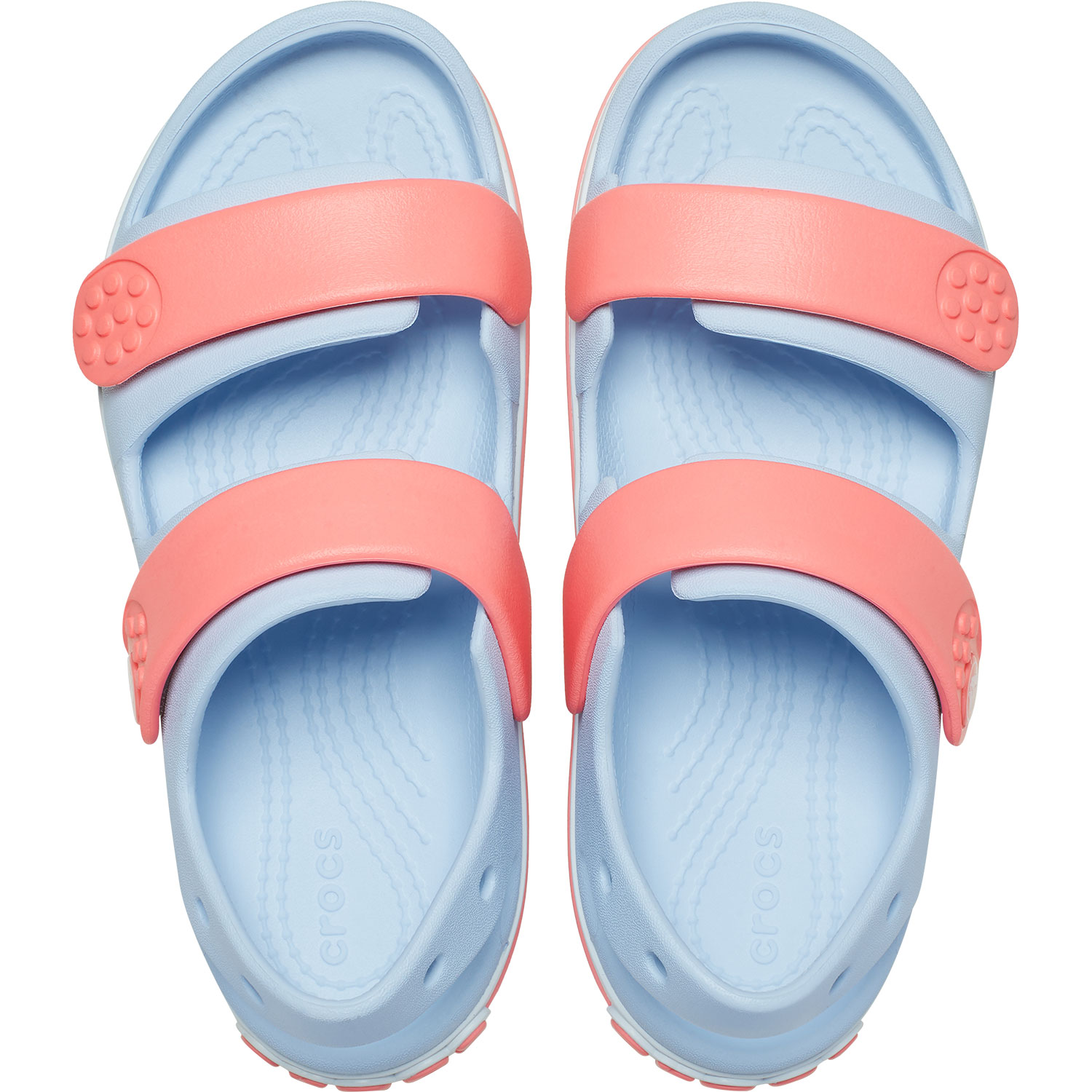 Sandálias Infantil Crocband Cruiser Sandal K Crocs Azul-claro-3