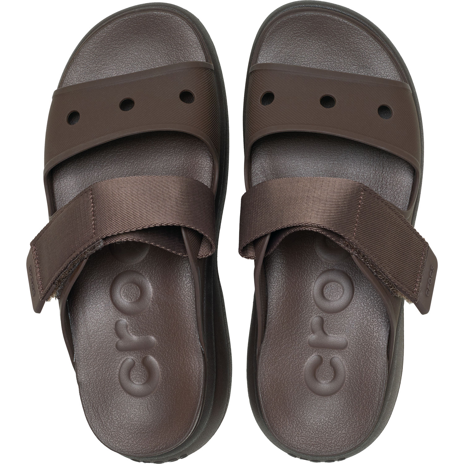 Sandálias com Plataforma Soho Two Strap Sandal W Crocs Castanho-escuro-3