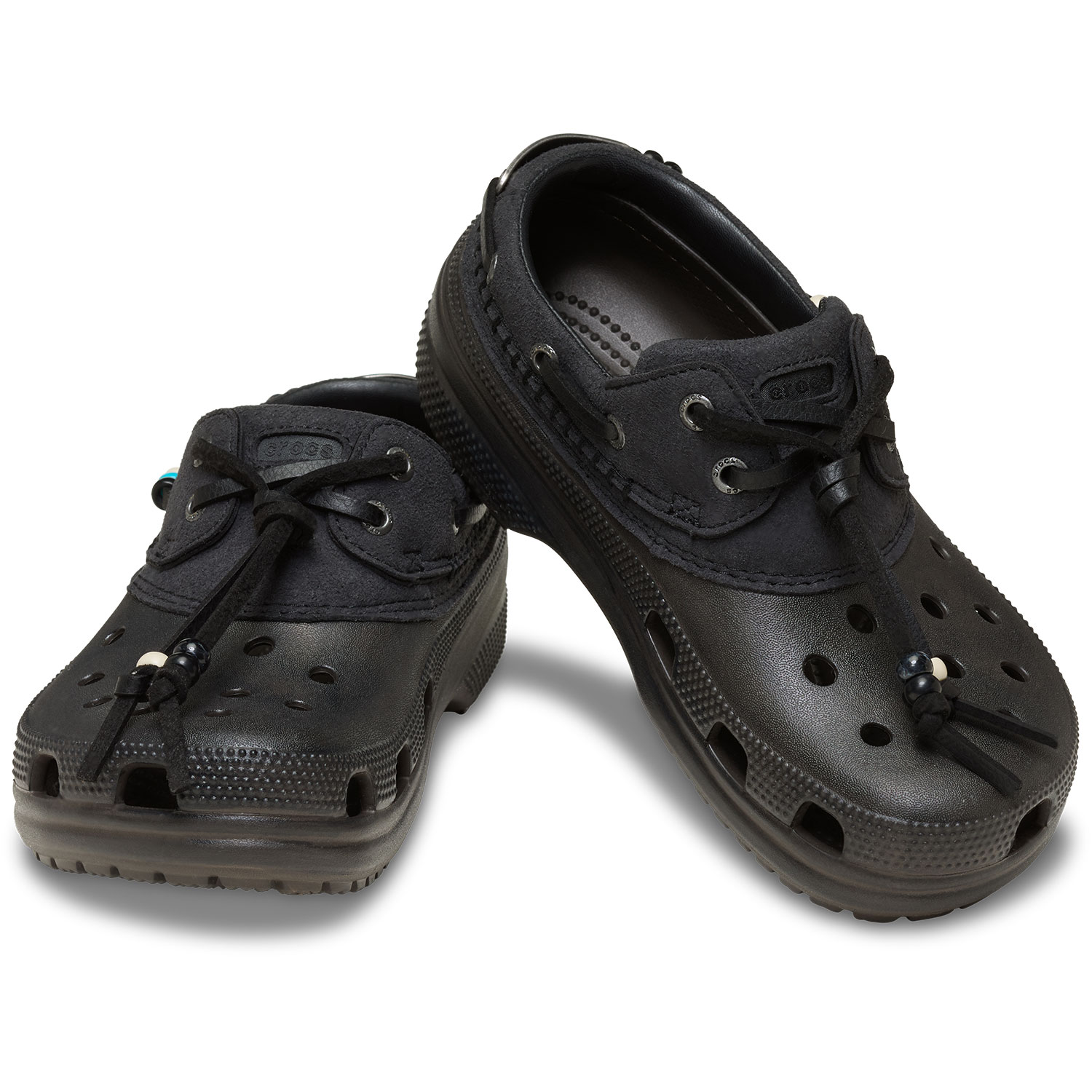 Socas Classic Luxe Boat Shoe U Crocs Preto-2