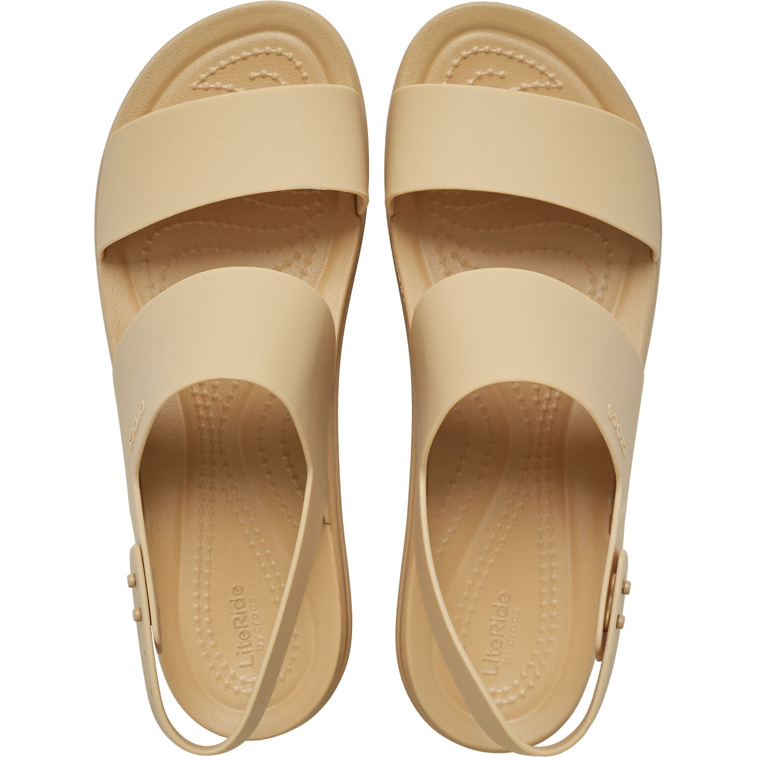 Sandálias de Cunha Brooklyn Lowedge Crocs Castanho-claro-3