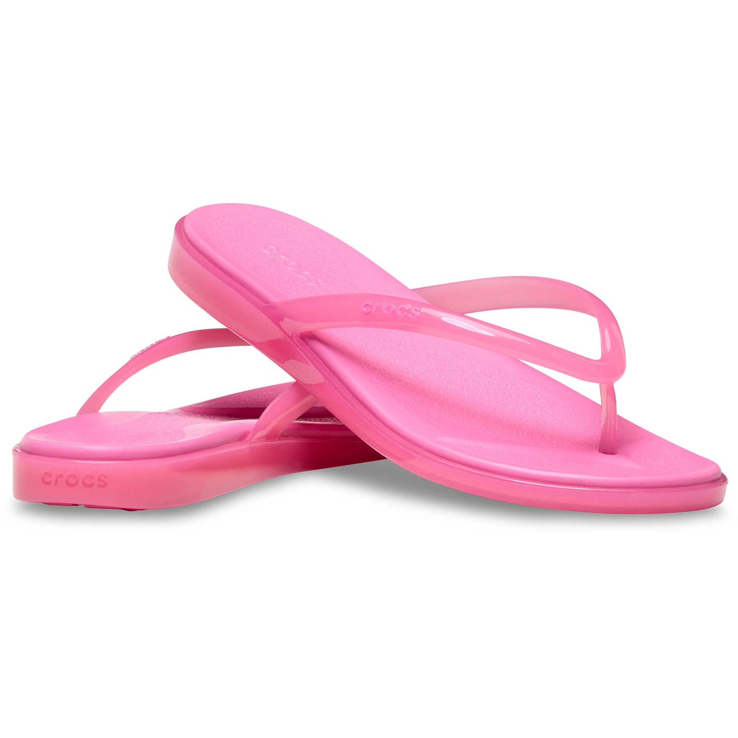 Chinelos Miami Round Toe Flip W Crocs Rosa-2
