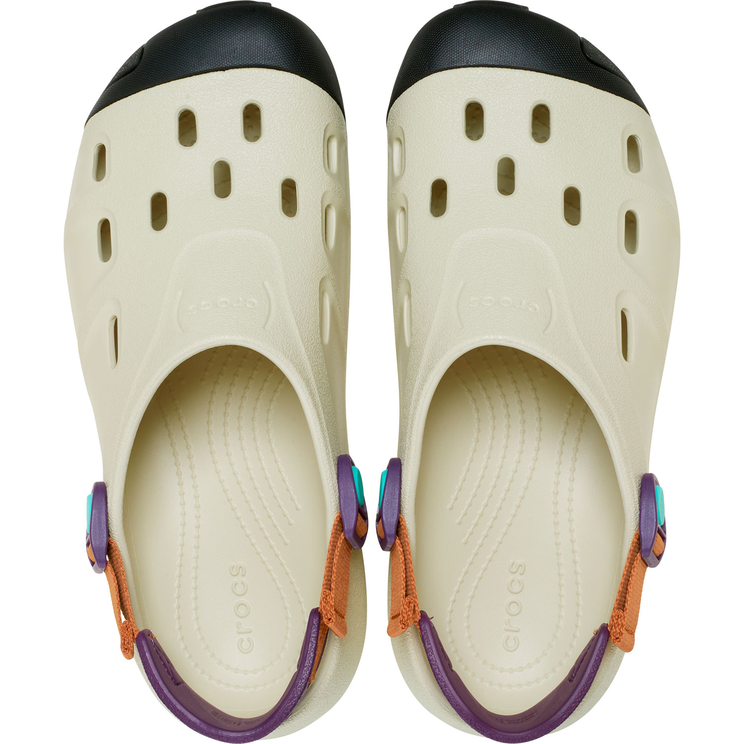 Socas Unissexo Quick Trail Clog U Crocs Castanho-3