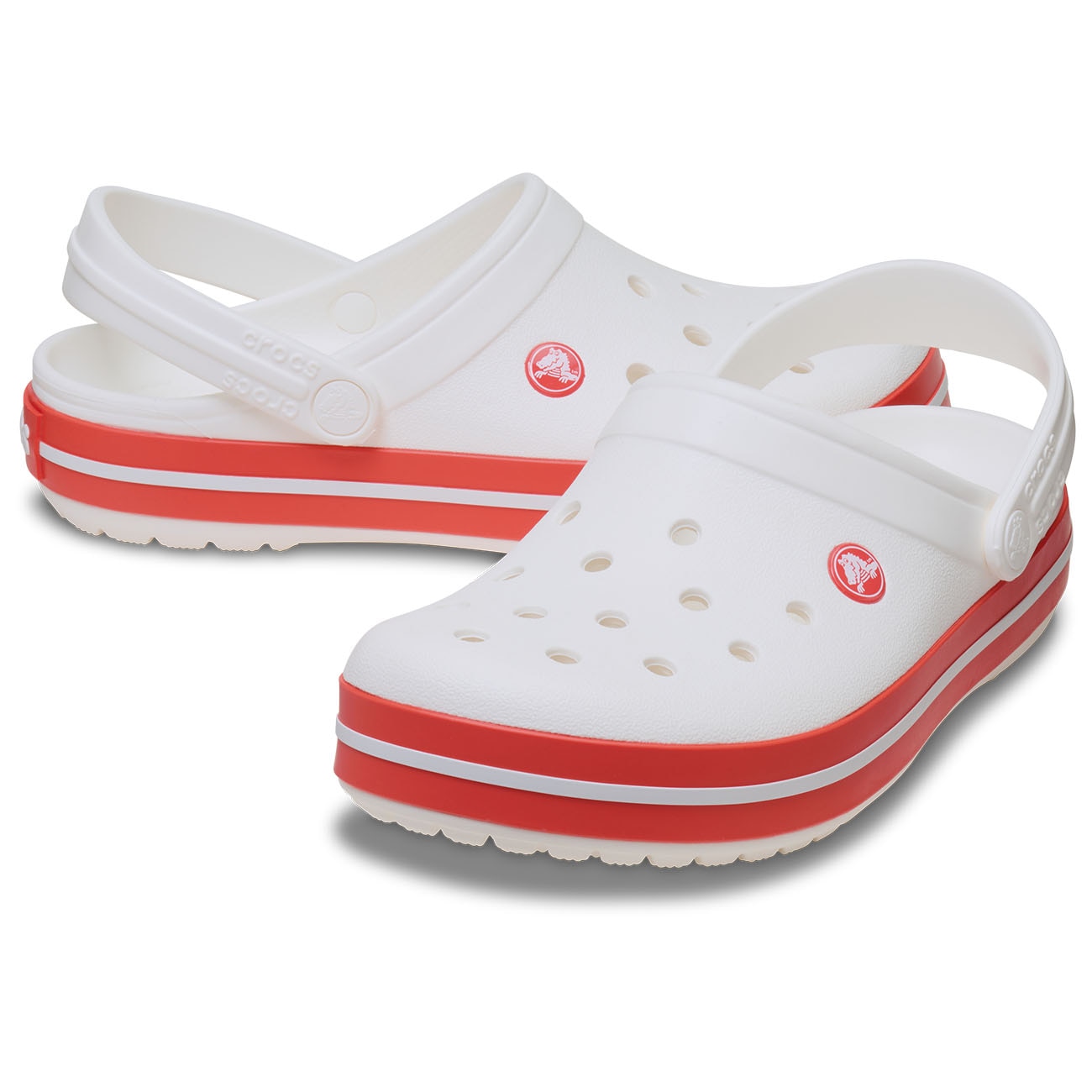 Socas Crocband Crocs Vermelho-2