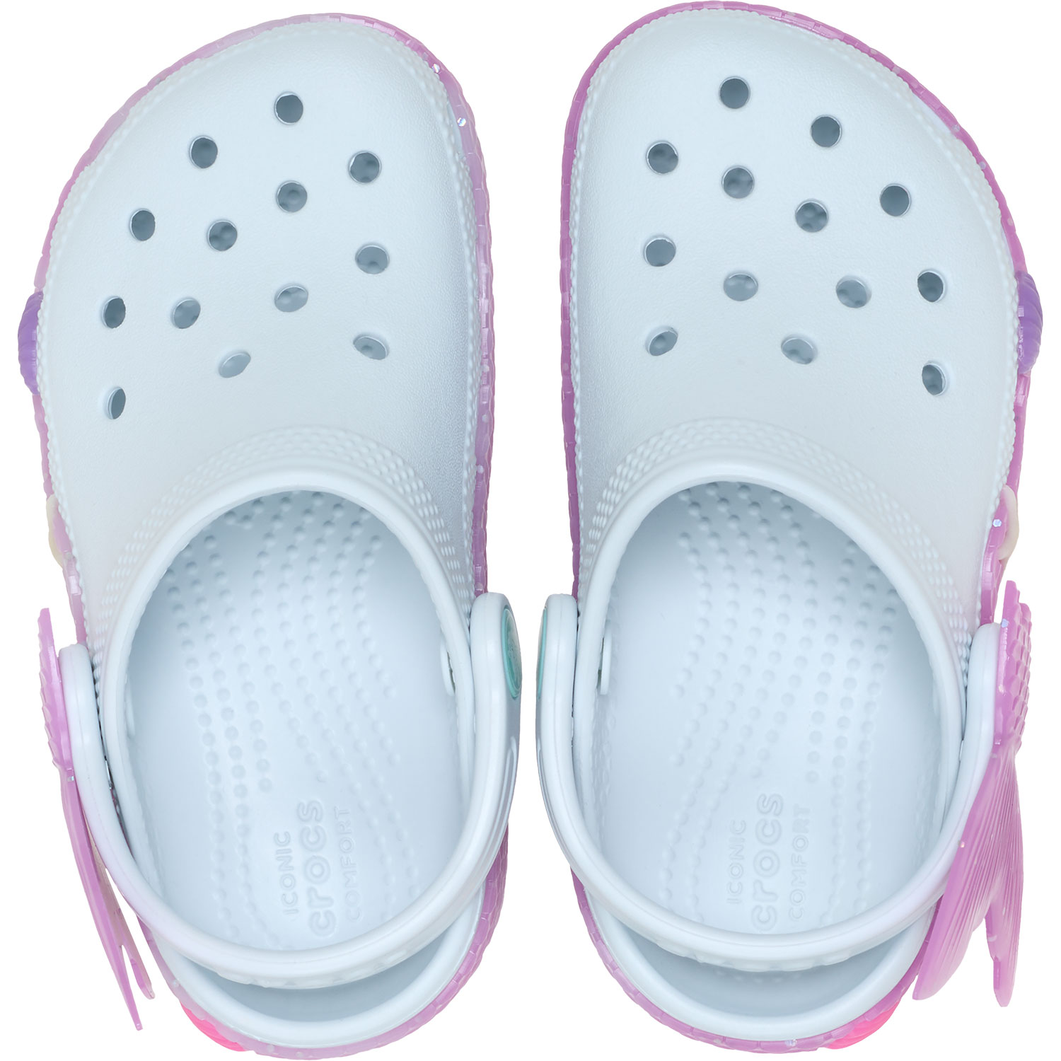 Socas para Bebés Classic Iam Color Change Mermaid Clog T Crocs Azul-3