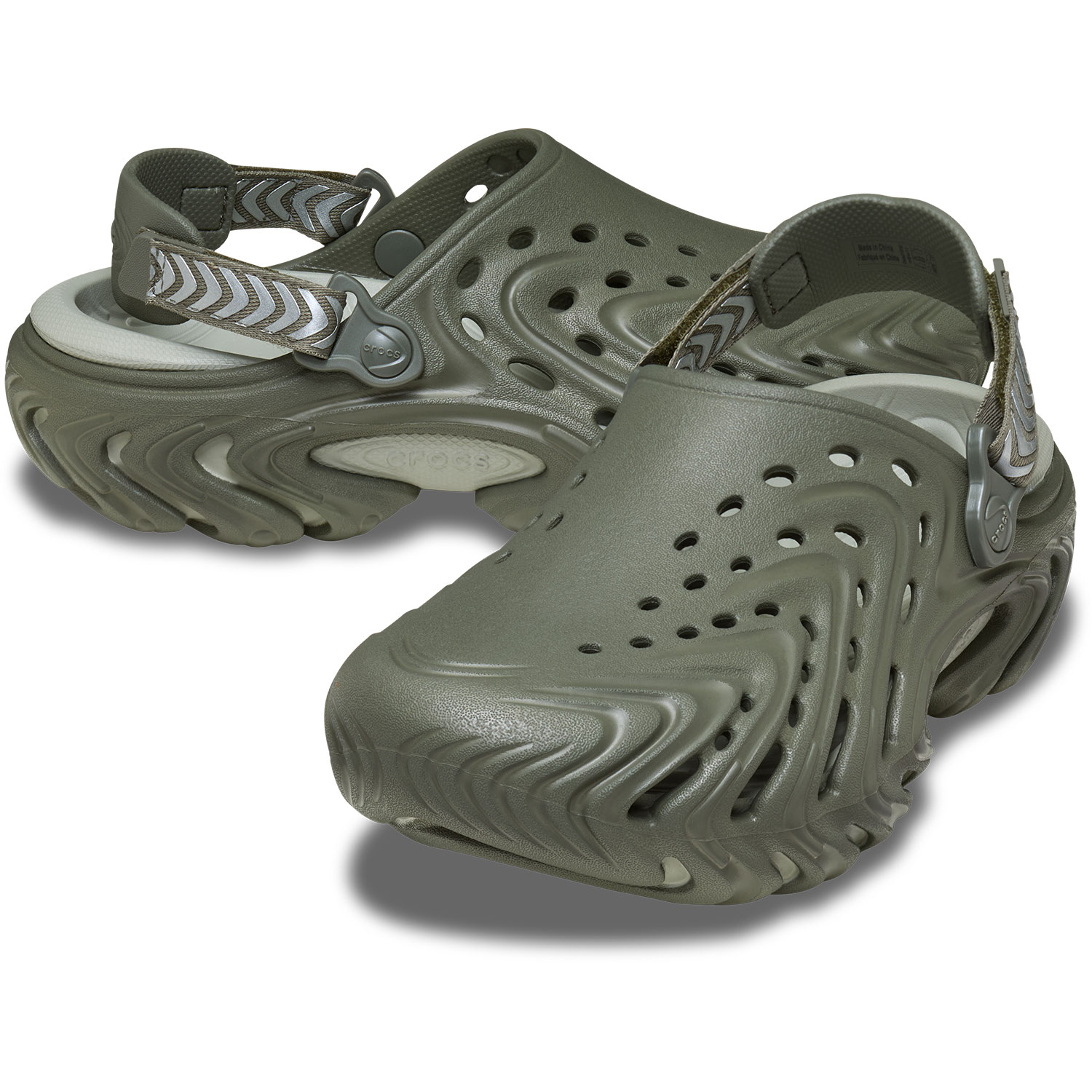 Socas Echo Ii Chrome Clog U Crocs Verde-2