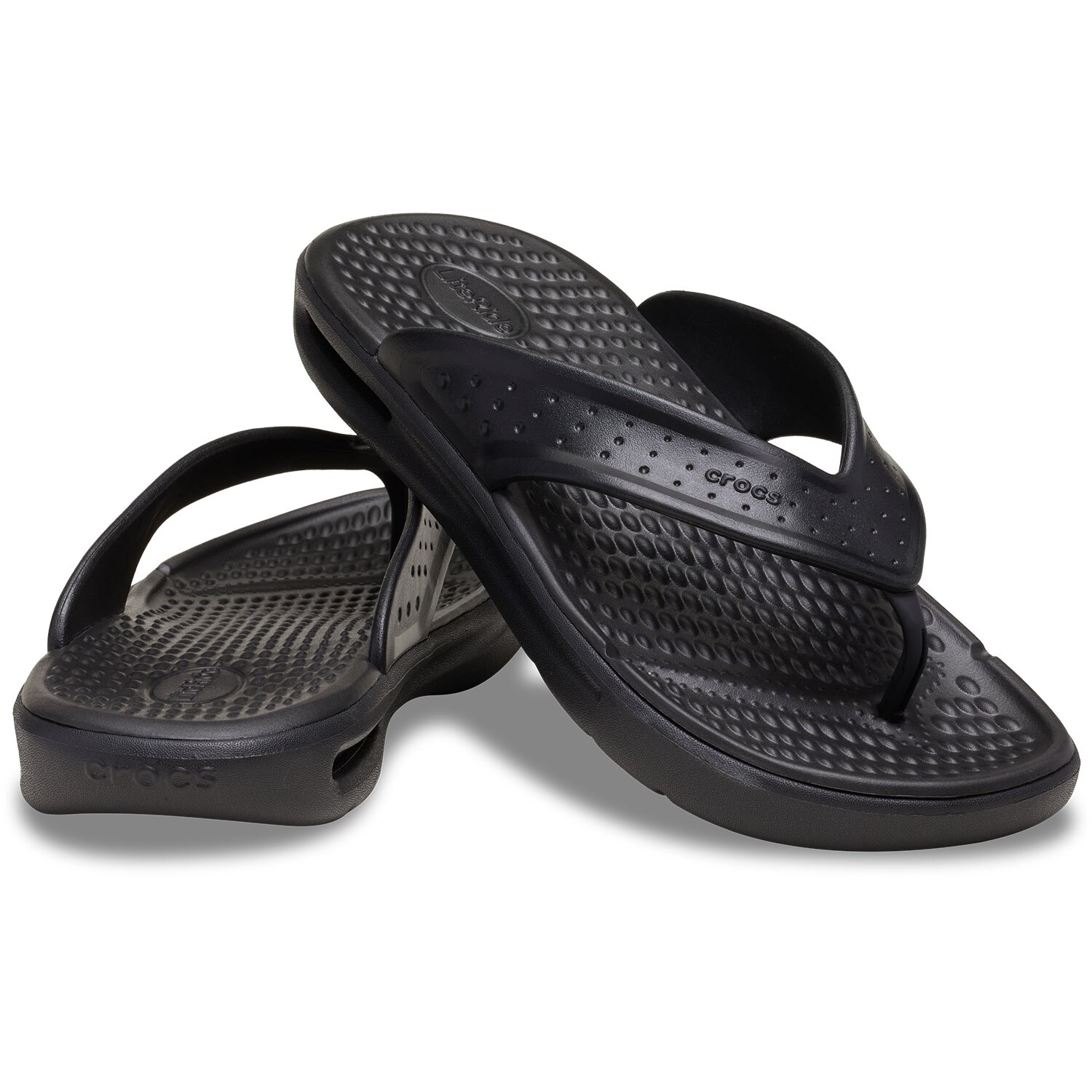 Chinelos Inmotion Flip M Crocs Preto-2