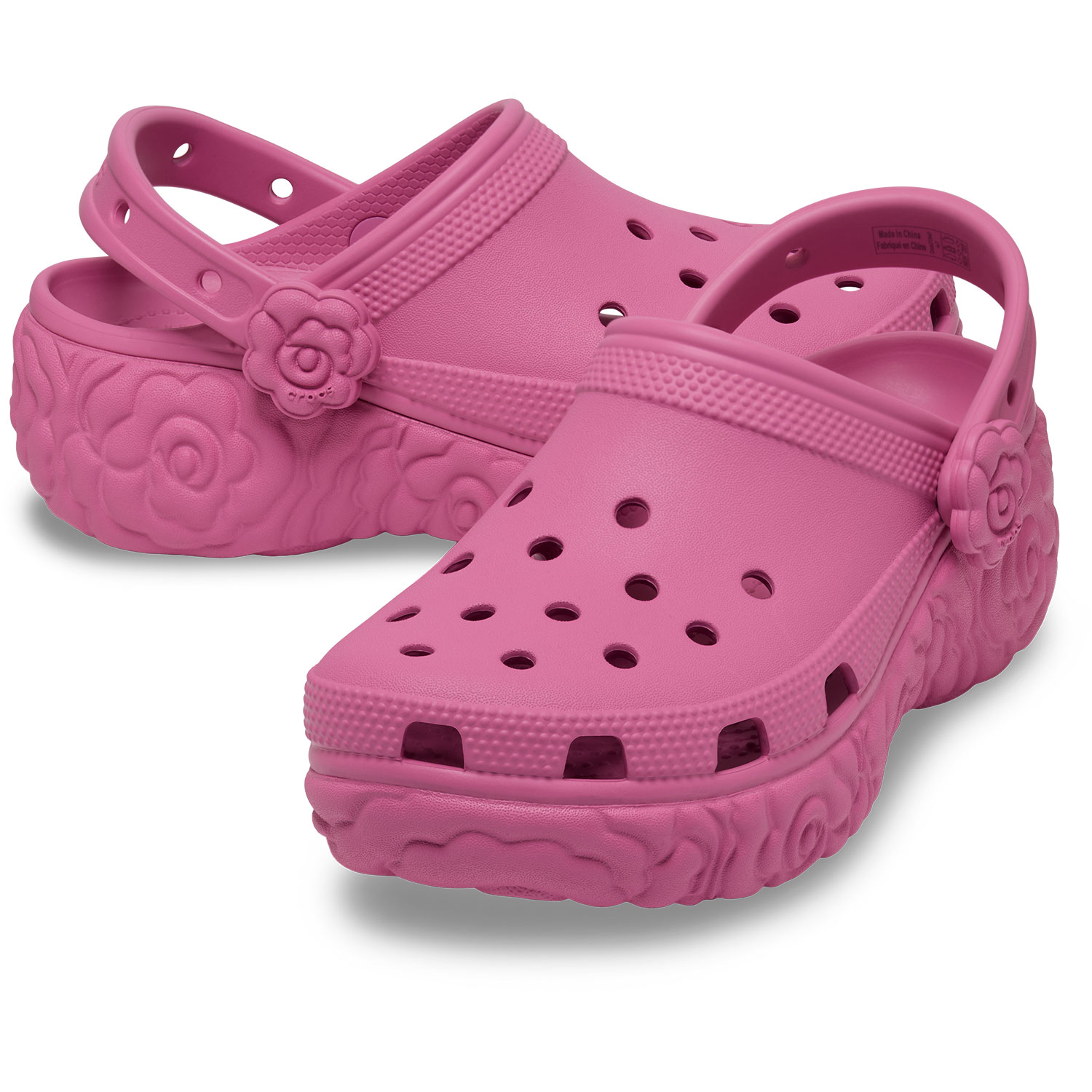 Socas Classic Platform Clog W Crocs Rosa-2