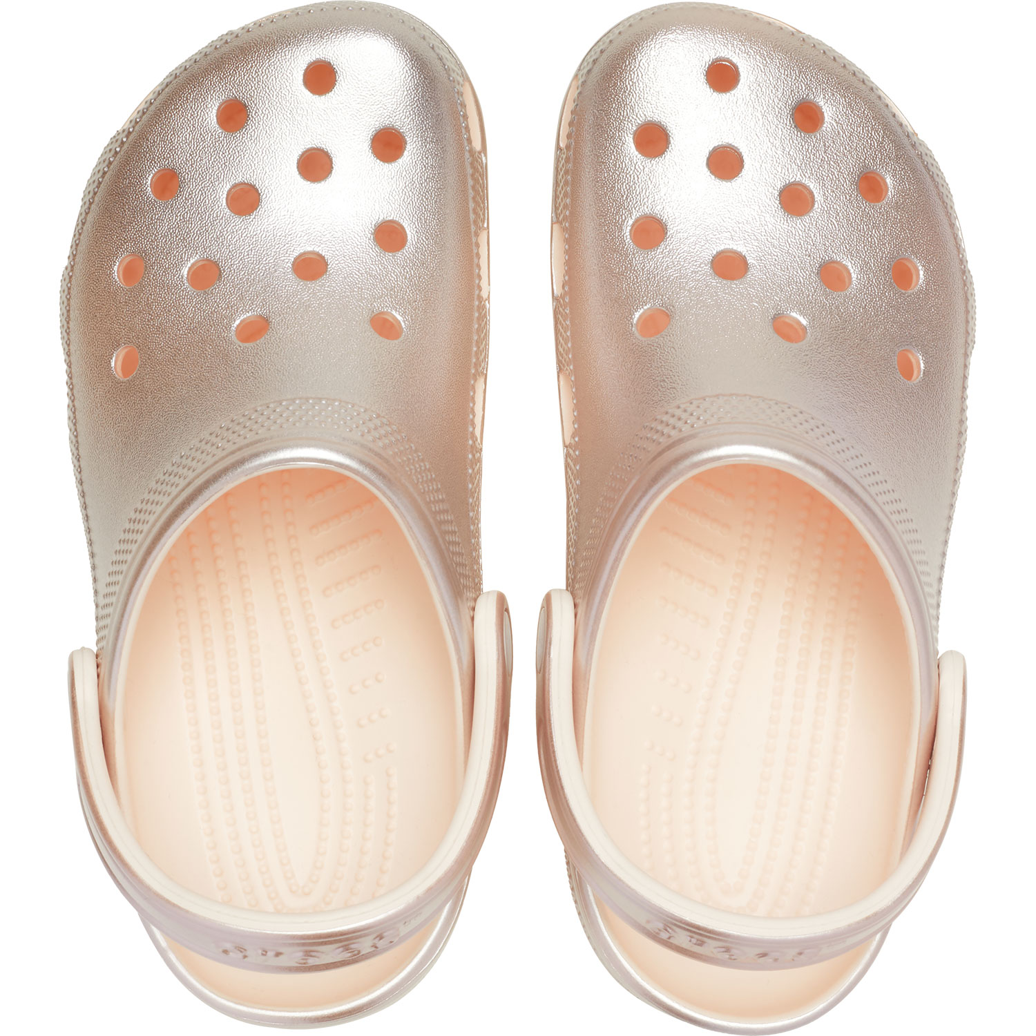 Socas Classic Tinted Metallic Clog U Crocs Ouro-3
