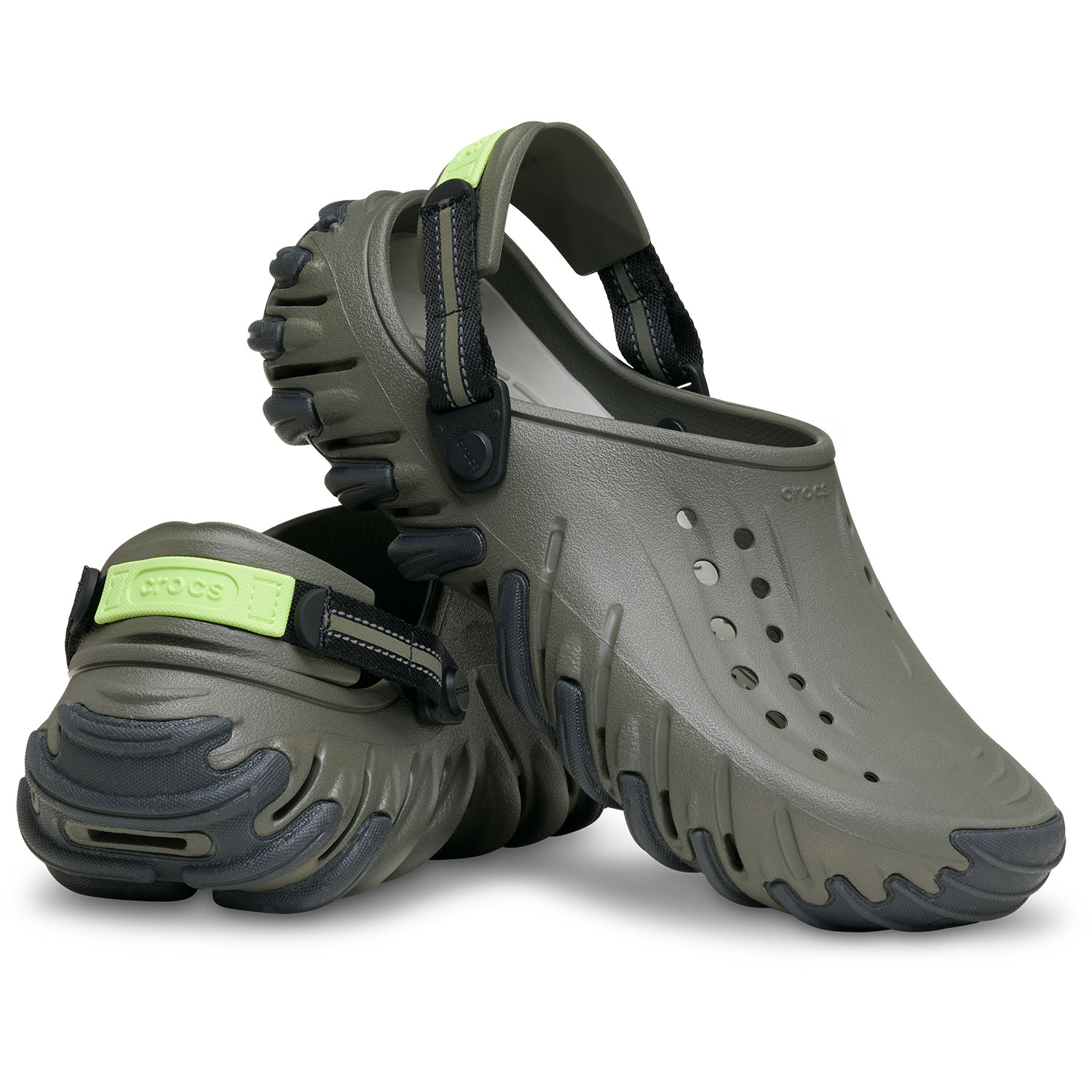 Socas Echo Ro Clog S2c U Crocs Verde-2