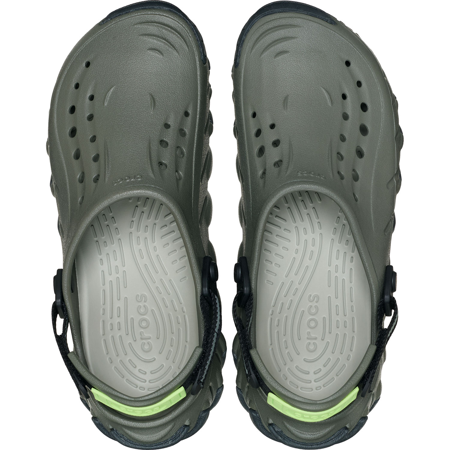 Socas Echo Ro Clog S2c U Crocs Verde-3
