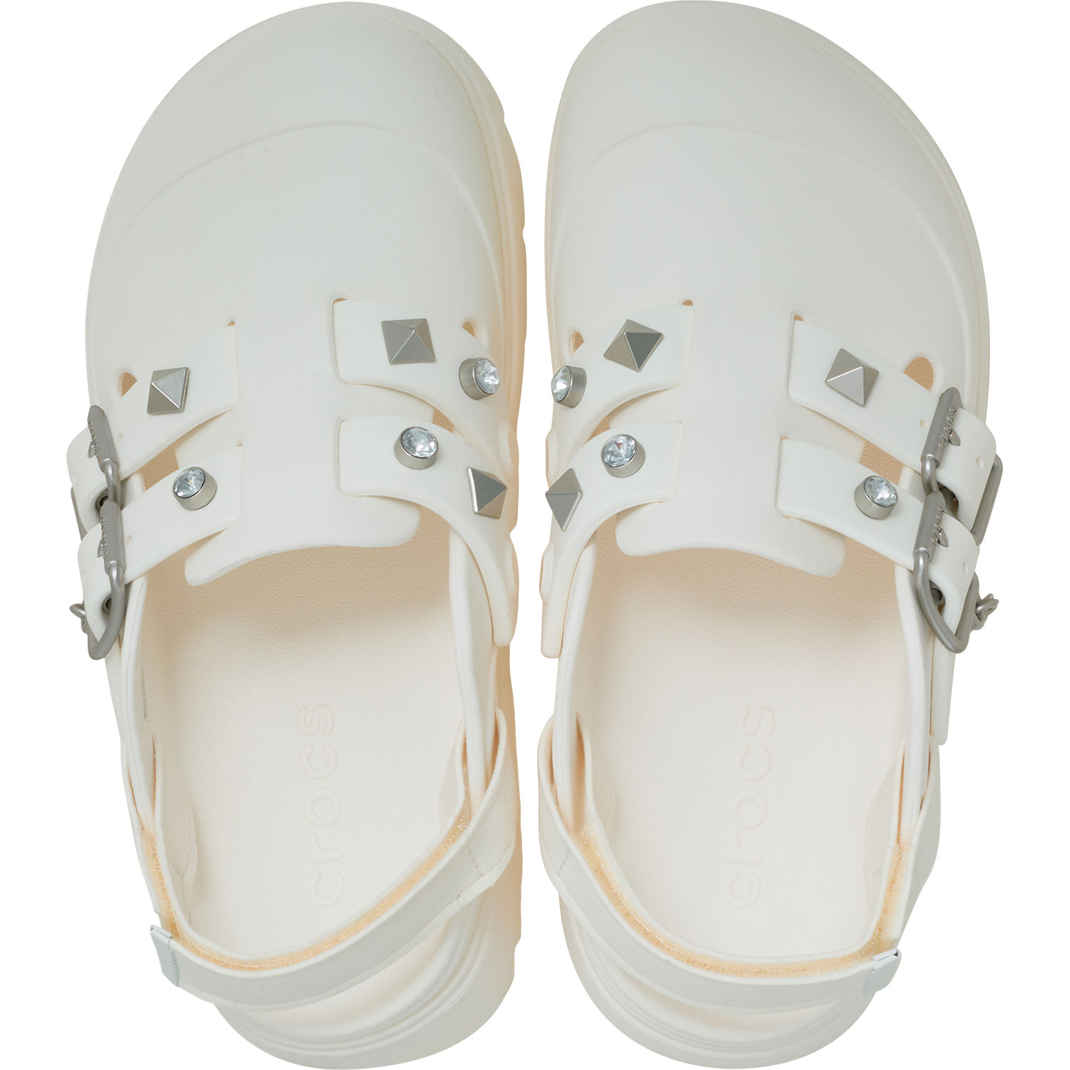 Socas Loaferette Star Studded Clog W Crocs Branco-3
