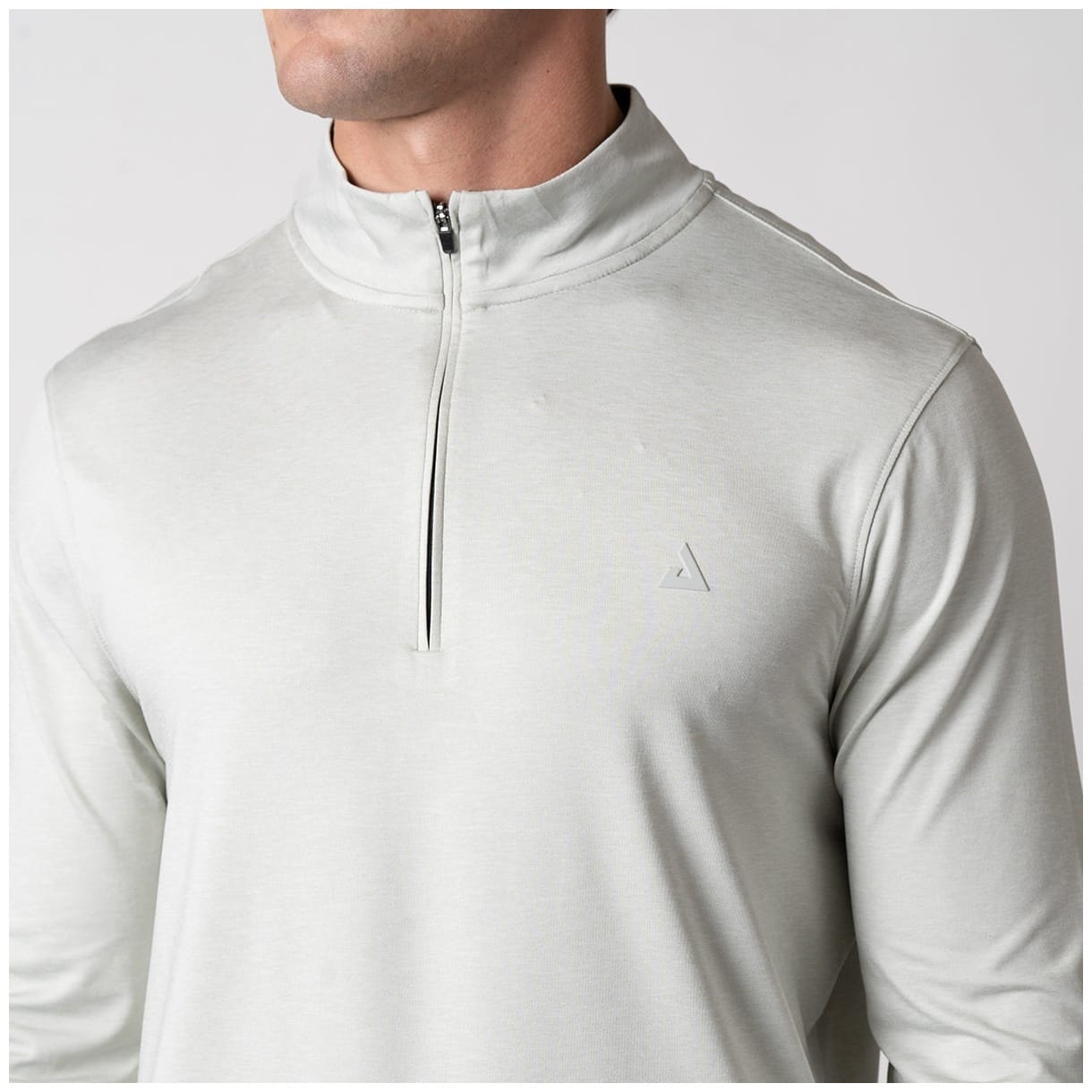 T-shirt de Pickleball Quarter Zip Joola Cinzento-claro-3