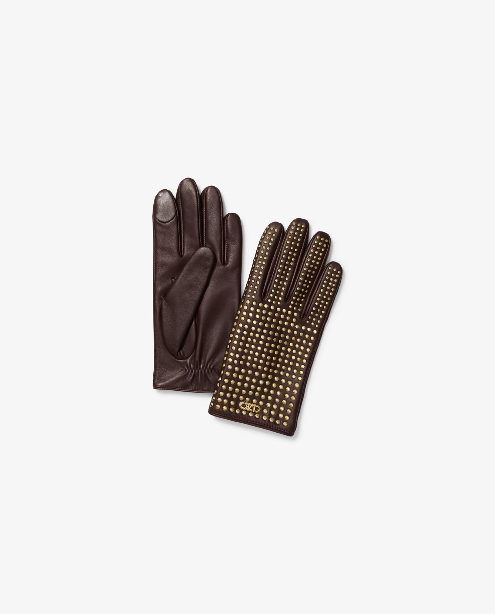 Imagem 0 de Luvas em Pele com Tachas