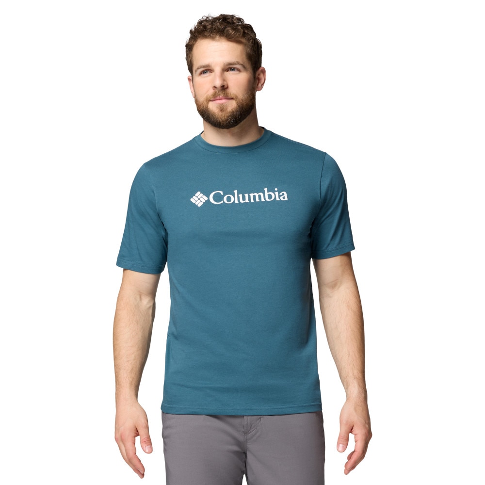 T-shirt de Manga Curta Csc Basic Logo™ Columbia Azulão-1