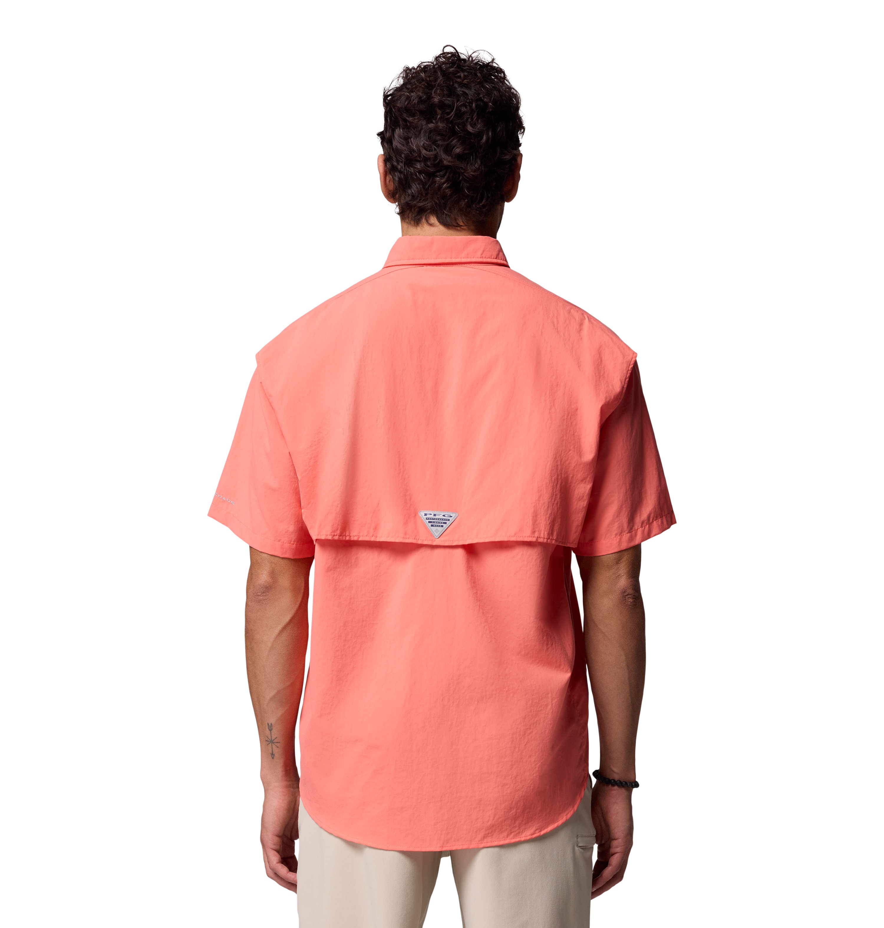 Camisa de Manga Curta Bahama™ Ii Columbia Coral-2