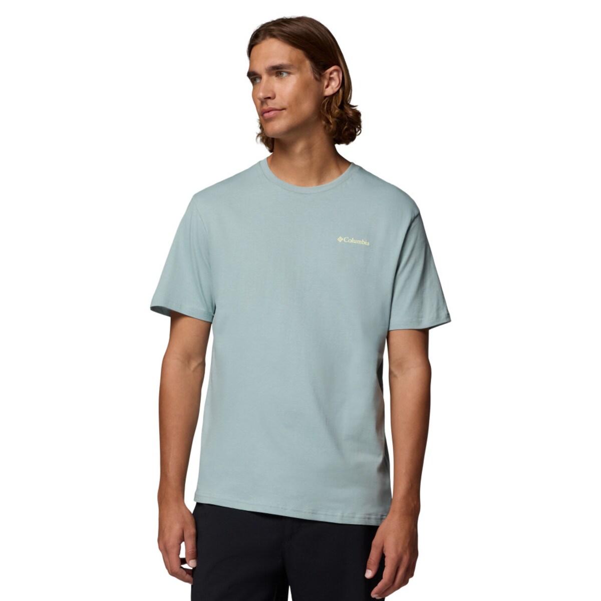 T-shirt de Manga Curta Barton Springs™ Columbia Azul-acinzentado-1