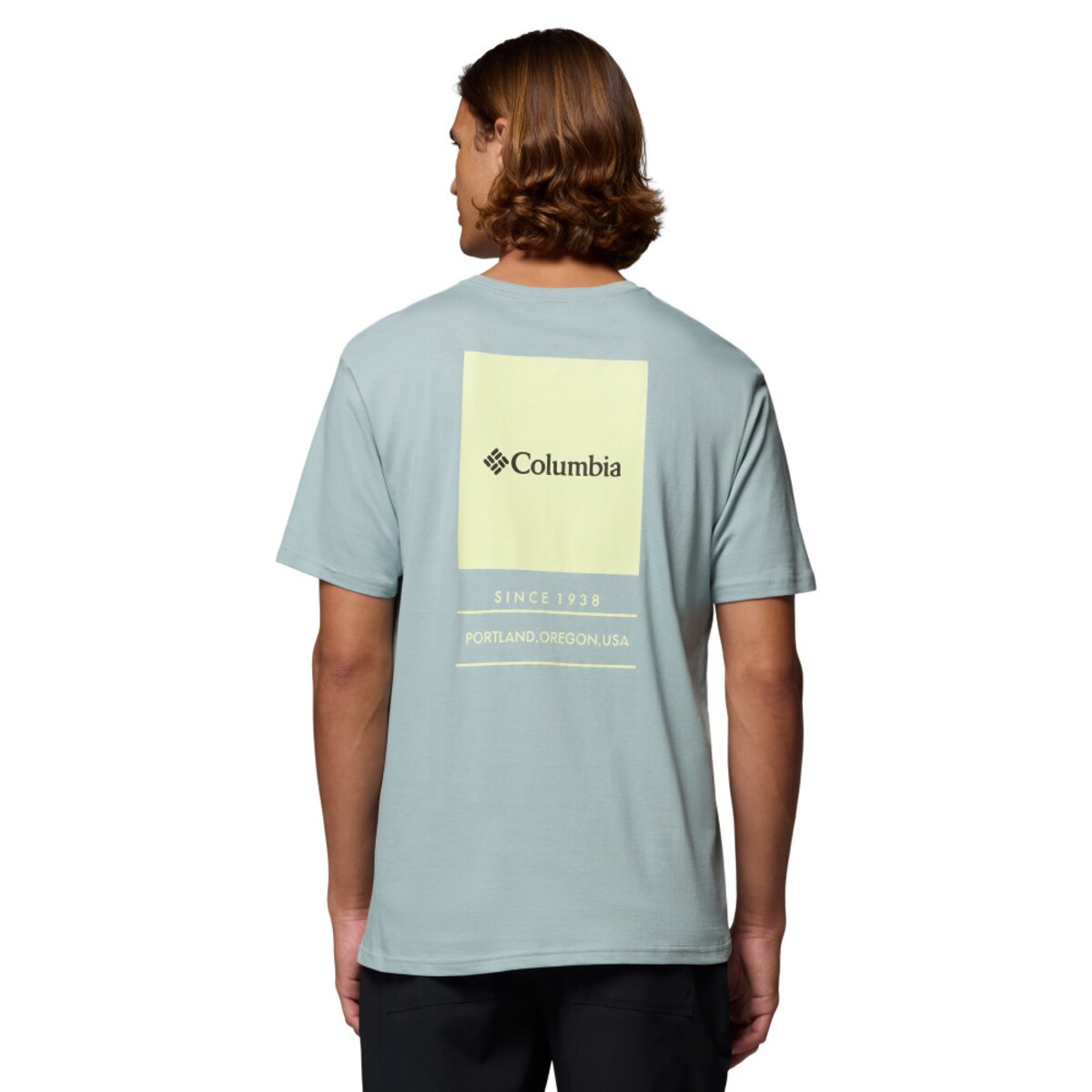 T-shirt de Manga Curta Barton Springs™ Columbia Azul-acinzentado-2