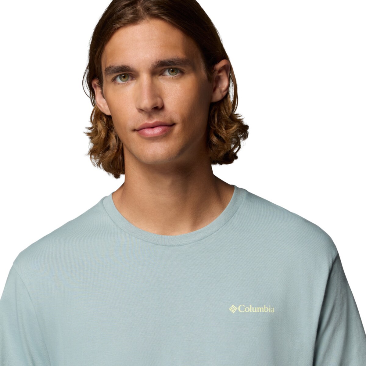 T-shirt de Manga Curta Barton Springs™ Columbia Azul-acinzentado-3