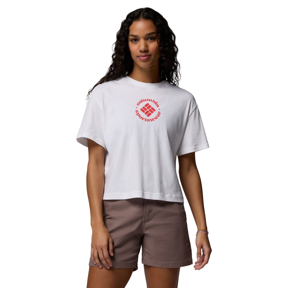 Imagem 0 de T-shirt de Manga Curta Rolling Bend™ Graphic Relaxed Crop Ss Columbia
