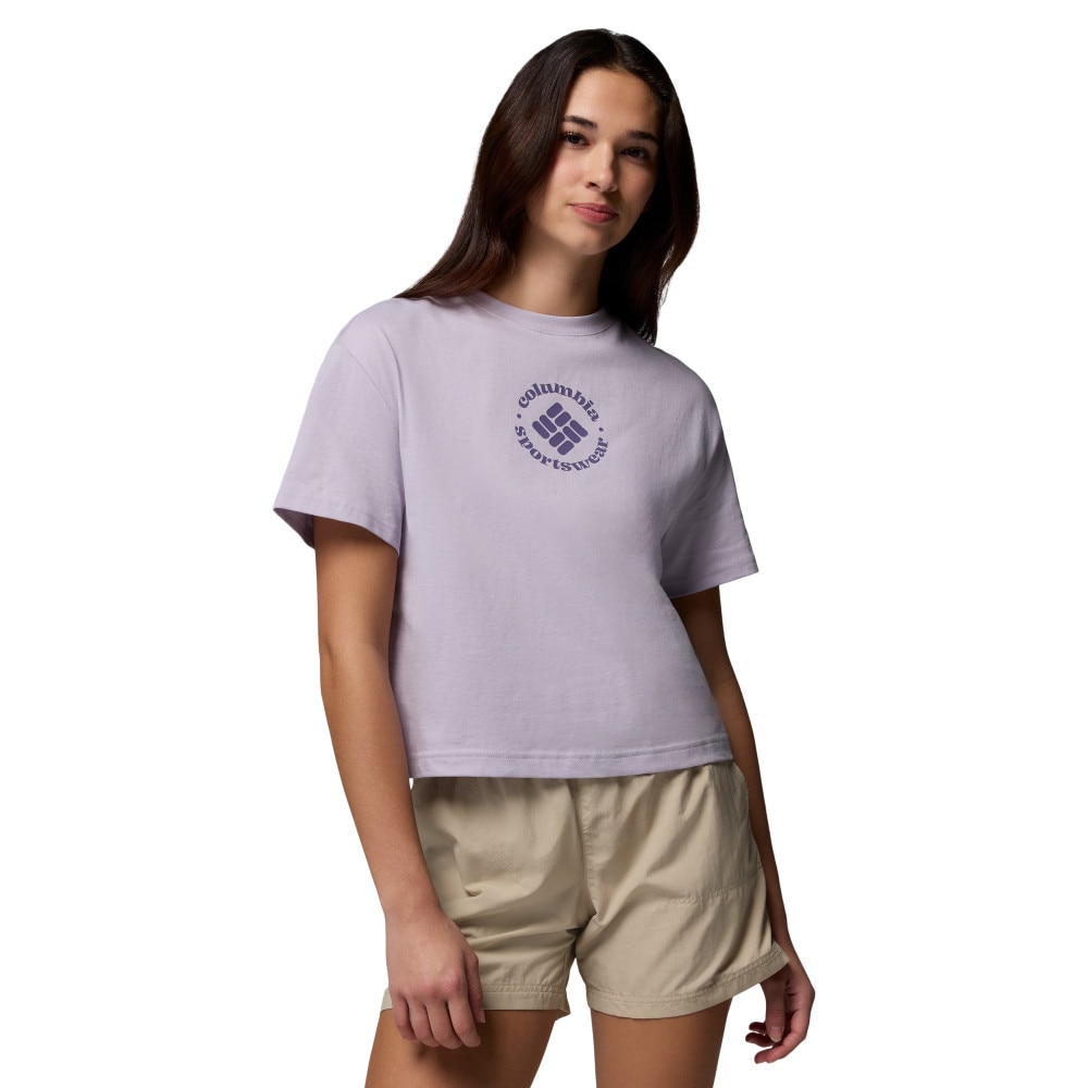 Imagem 0 de T-shirt de Manga Curta Rolling Bend™ Graphic Relaxed Crop Ss Columbia