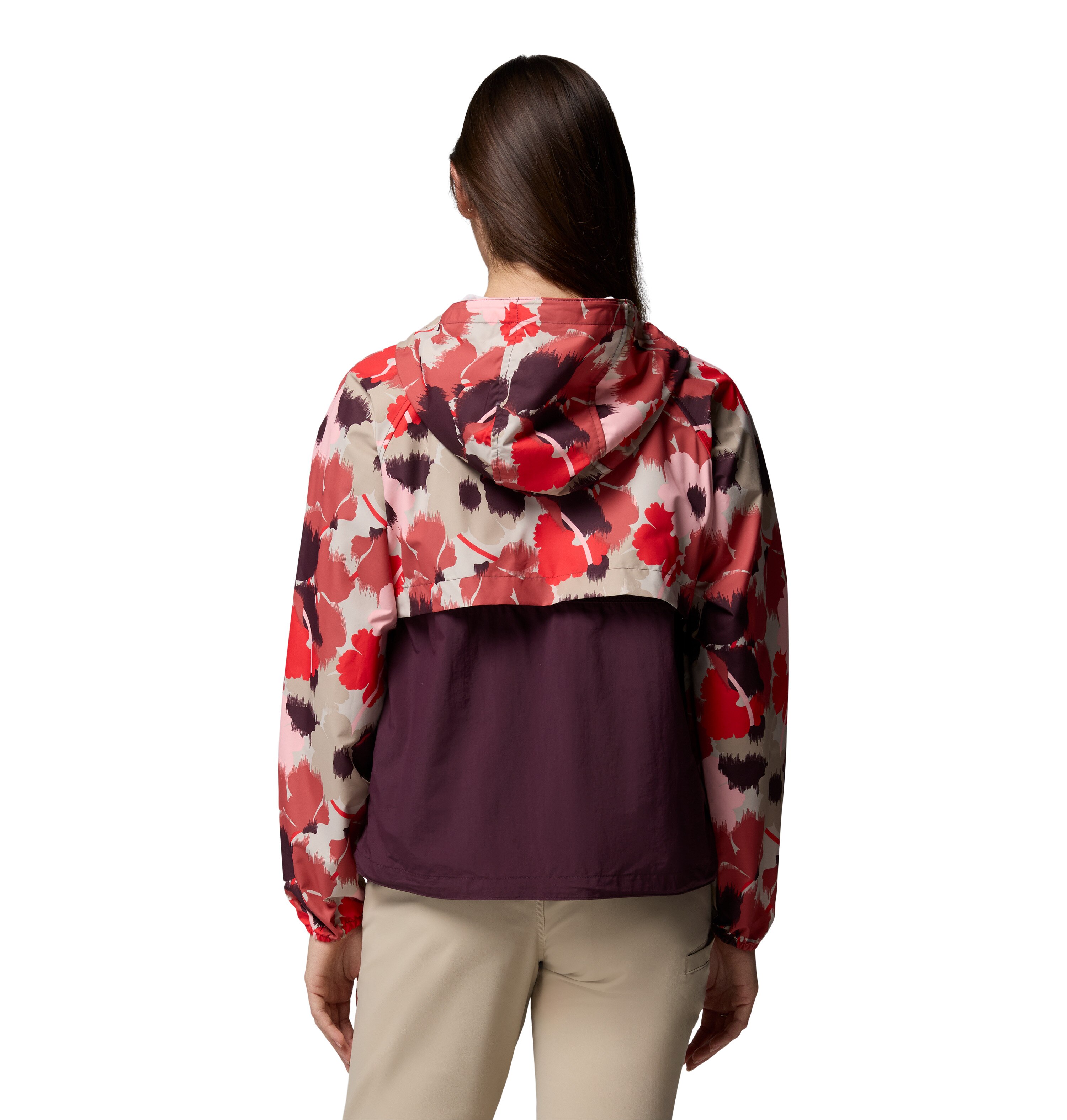 Casaco Corta-vento Spire Valley™ Printed Columbia Vermelho-2