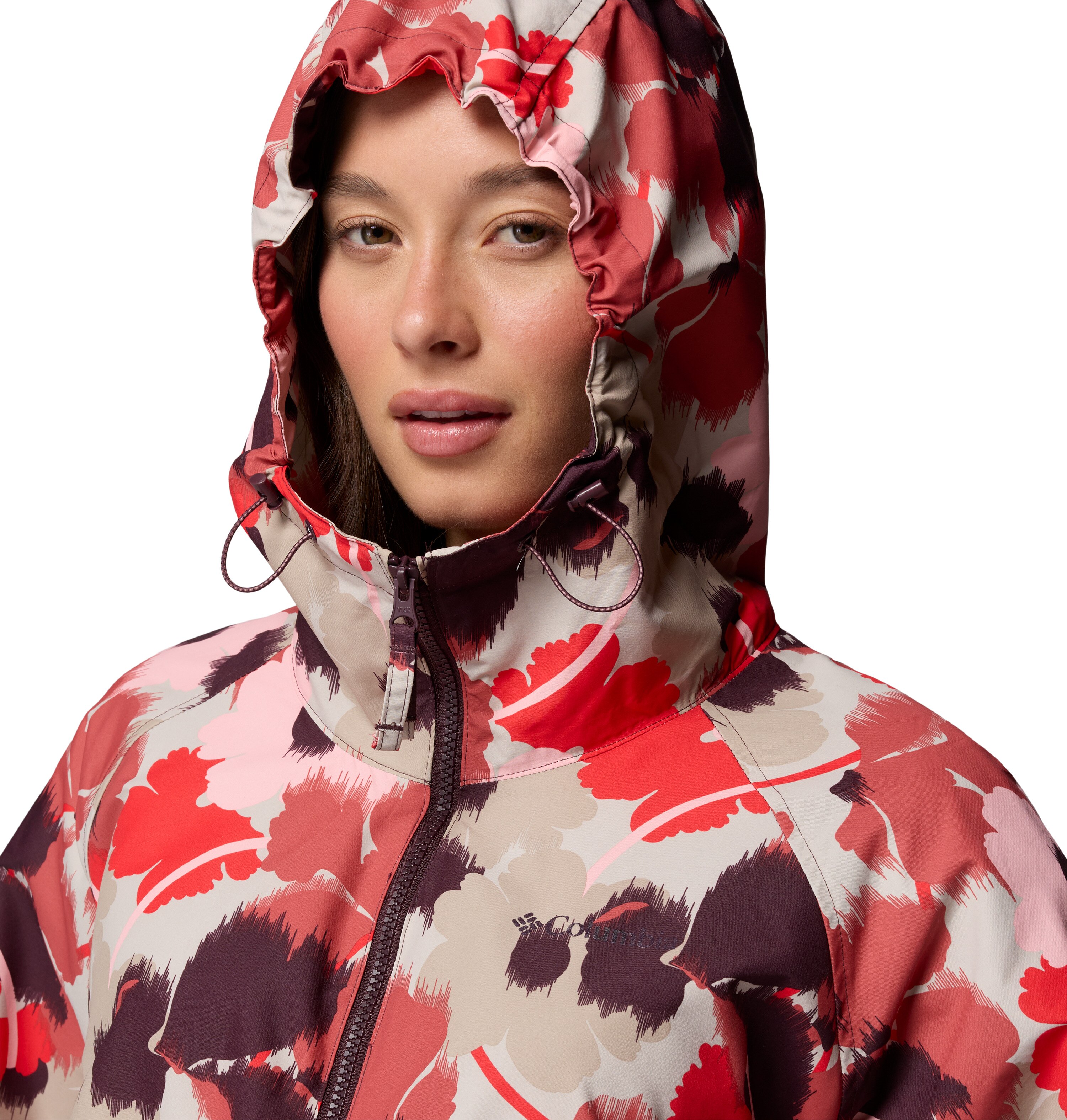 Casaco Corta-vento Spire Valley™ Printed Columbia Vermelho-5