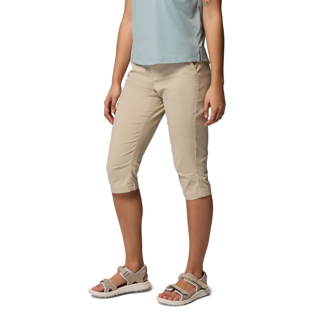 Calças Pirata de Caminhada Leslie Falls™ Knee Columbia Bege-3