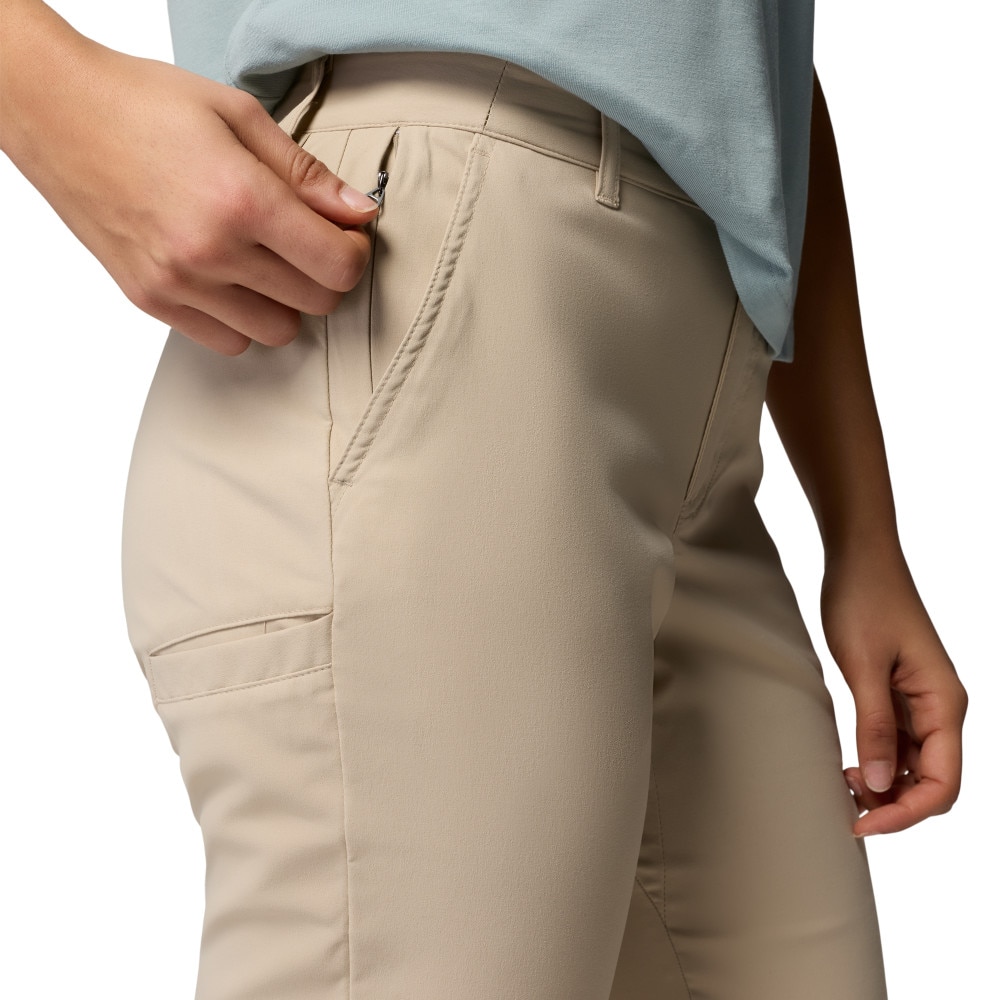 Calças Pirata de Caminhada Leslie Falls™ Knee Columbia Bege-6