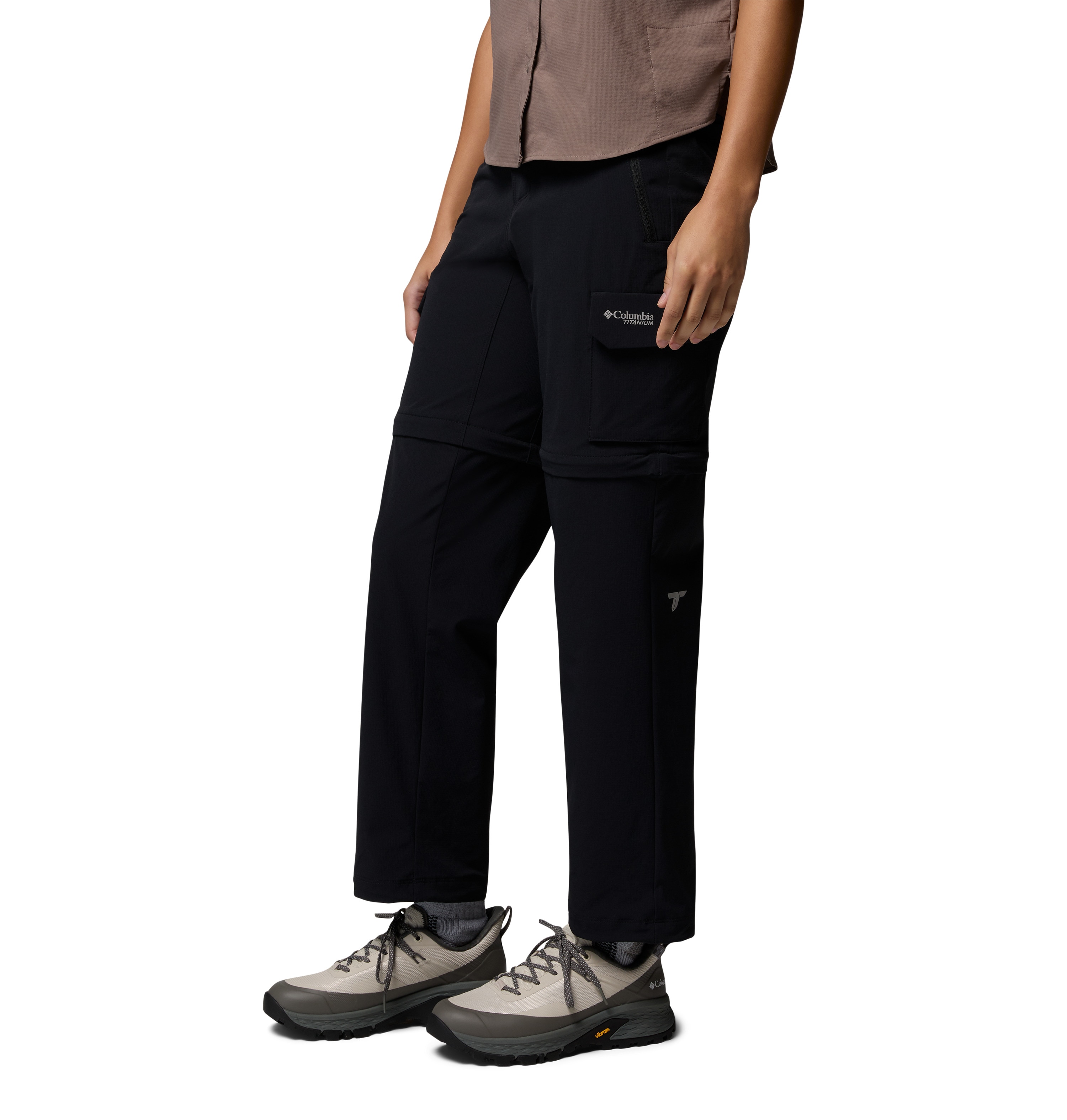 Calças Convertíveis de Caminhada Silver Ridge™ Elite Columbia Preto-4