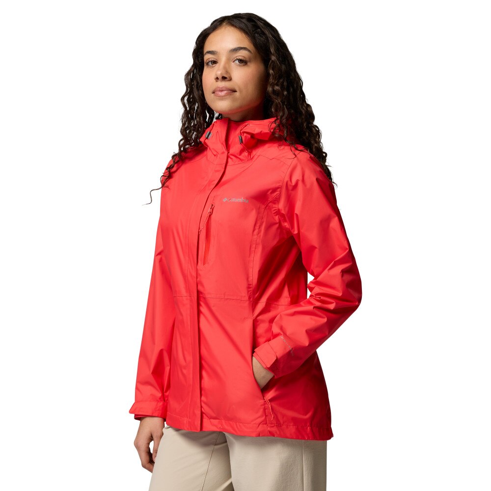 Casaco Impermeável Pouring Adventure™ Iii Columbia Vermelho-cereja-3