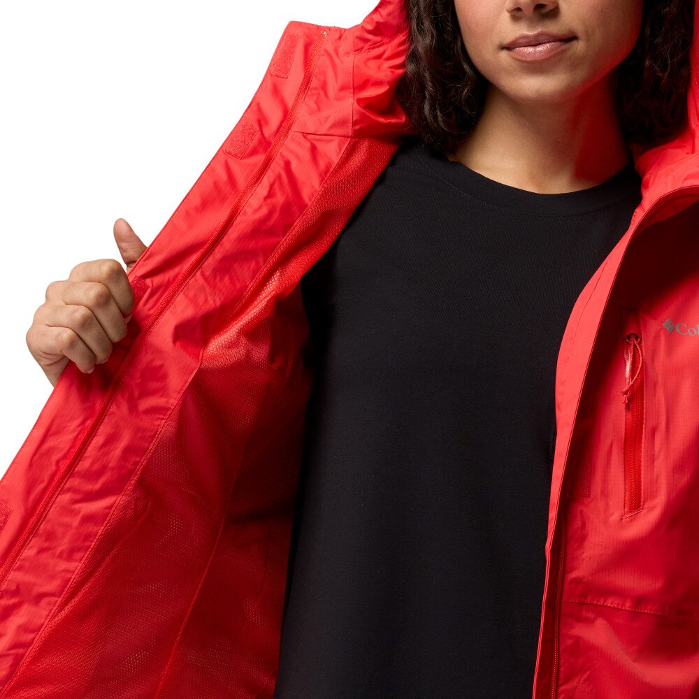 Casaco Impermeável Pouring Adventure™ Iii Columbia Vermelho-cereja-5