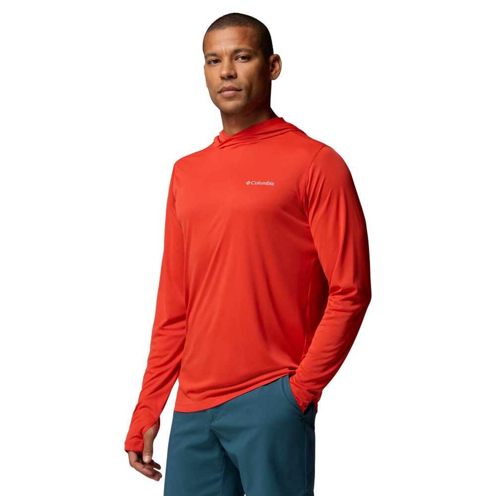 T-shirt de Manga Comprida Zero Rules™ Light Hoodie Columbia Coral-3