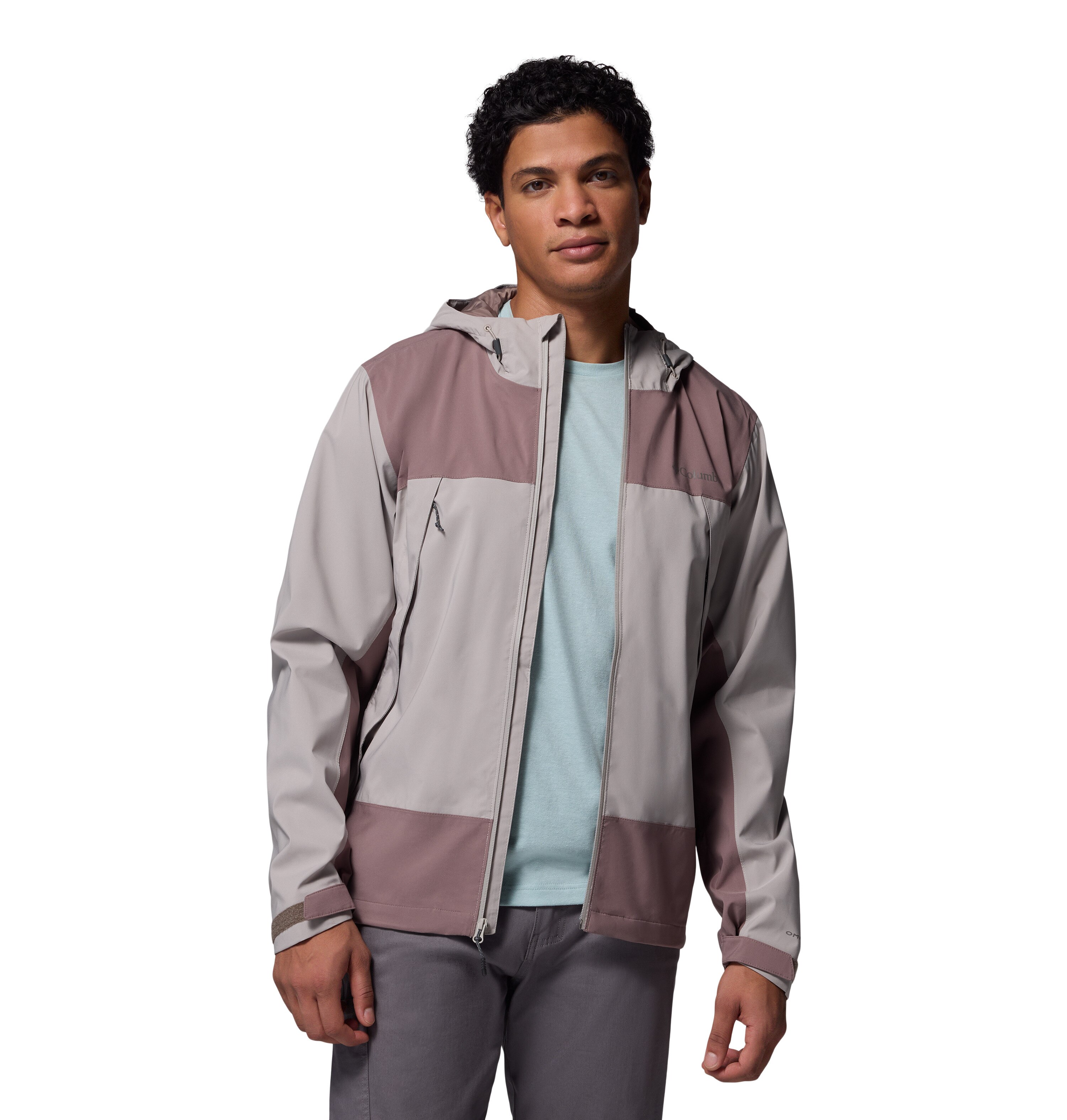 Casaco Impermeável Boulder Falls™ Columbia Taupe-6