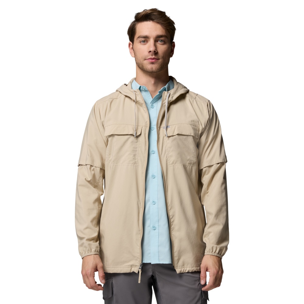 Camisa de Manga Comprida Skien Valley™ Hooded Columbia Bege-4