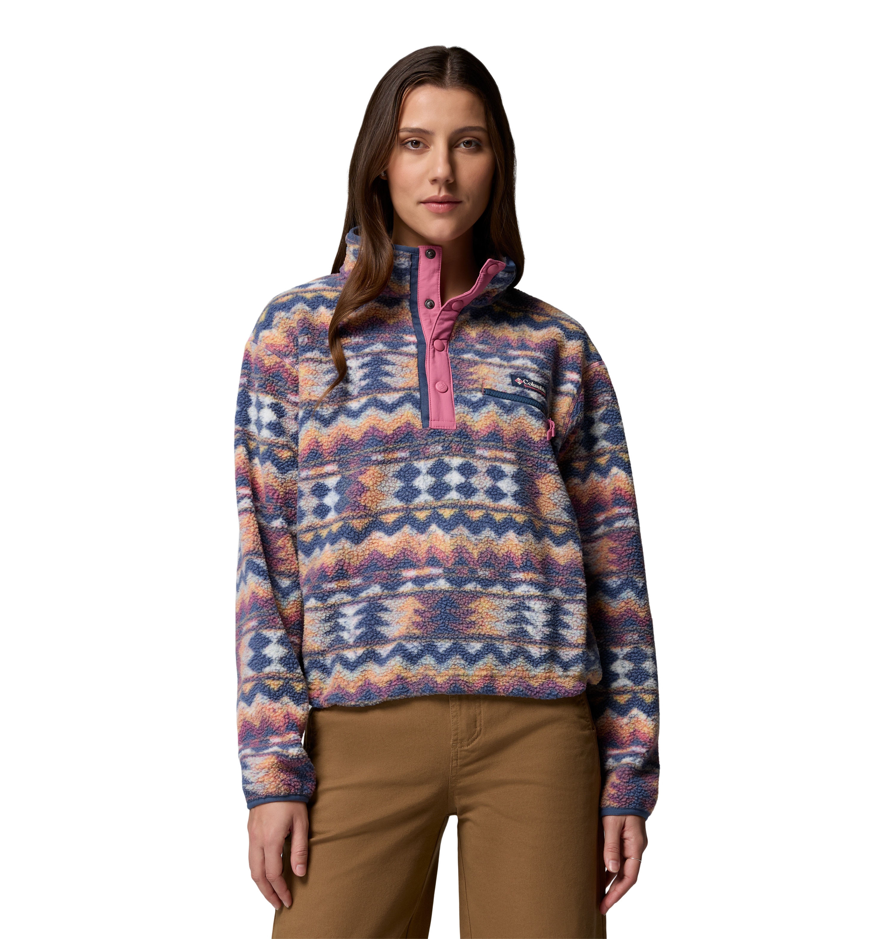 Imagem 0 de Forro Polar Helvetia™ Ii Printed Cropped Columbia