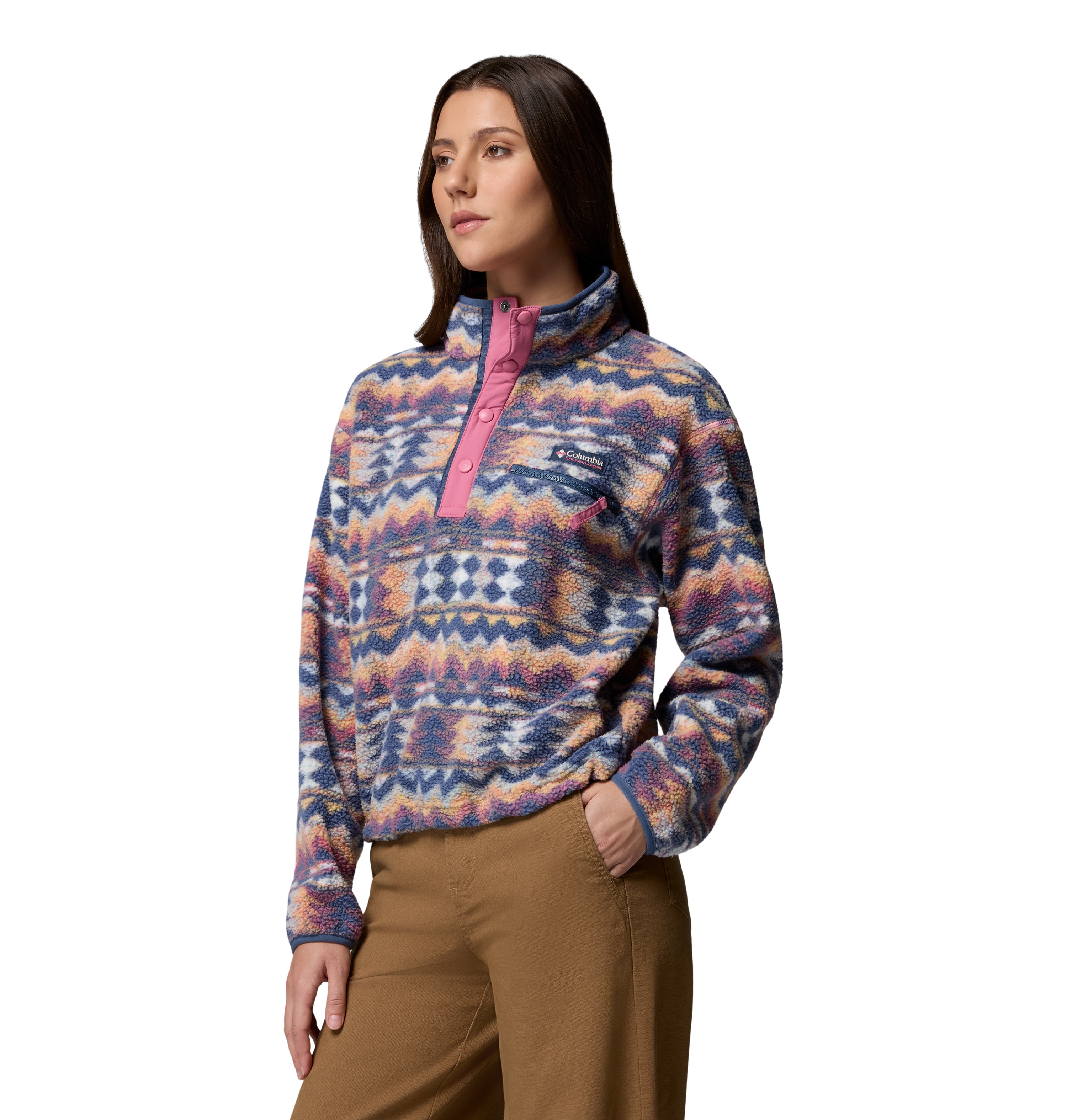 Forro Polar Helvetia™ Ii Printed Cropped Columbia Multicolor-3