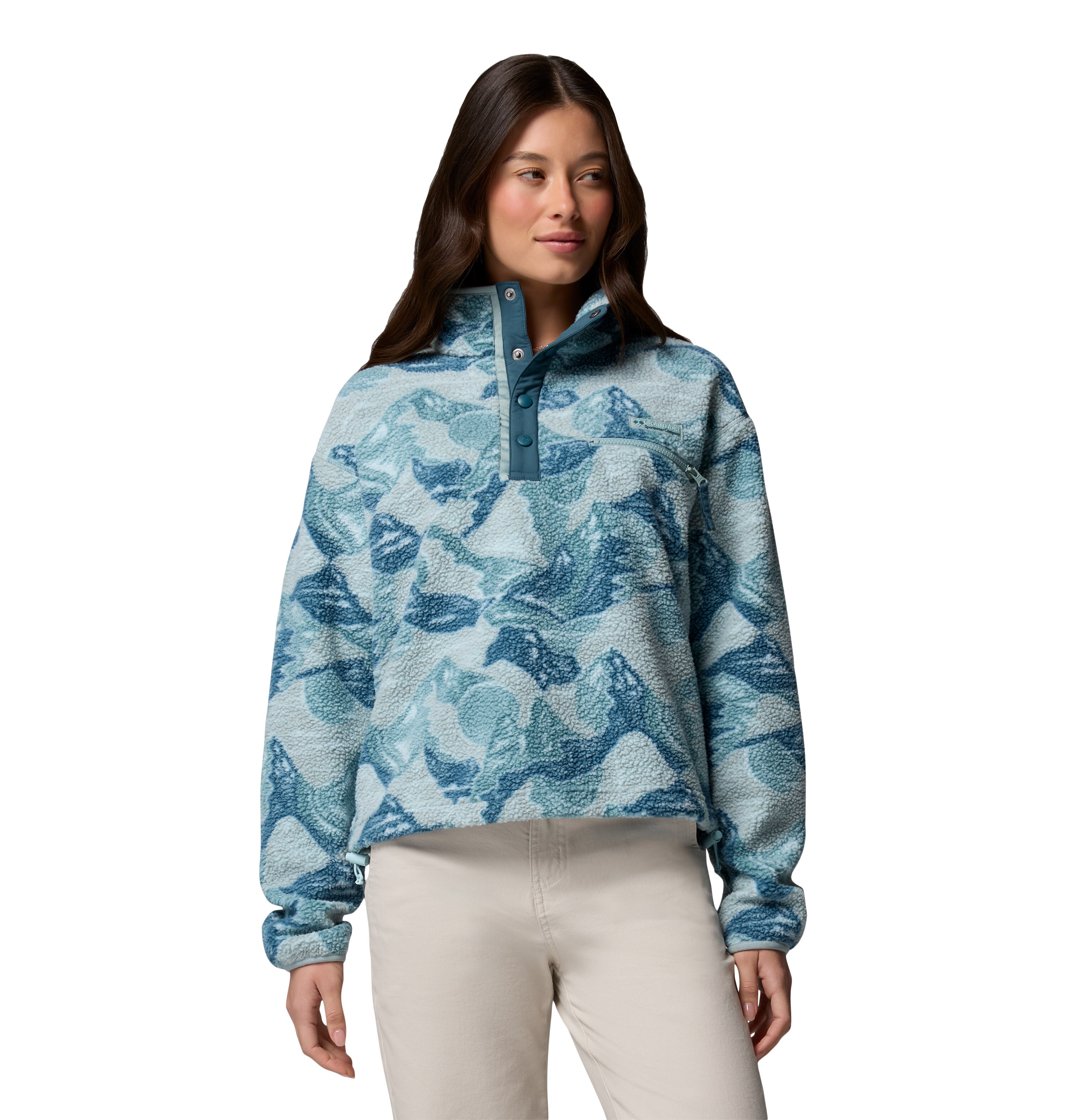 Imagem 0 de Forro Polar Helvetia™ Ii Printed Cropped Columbia