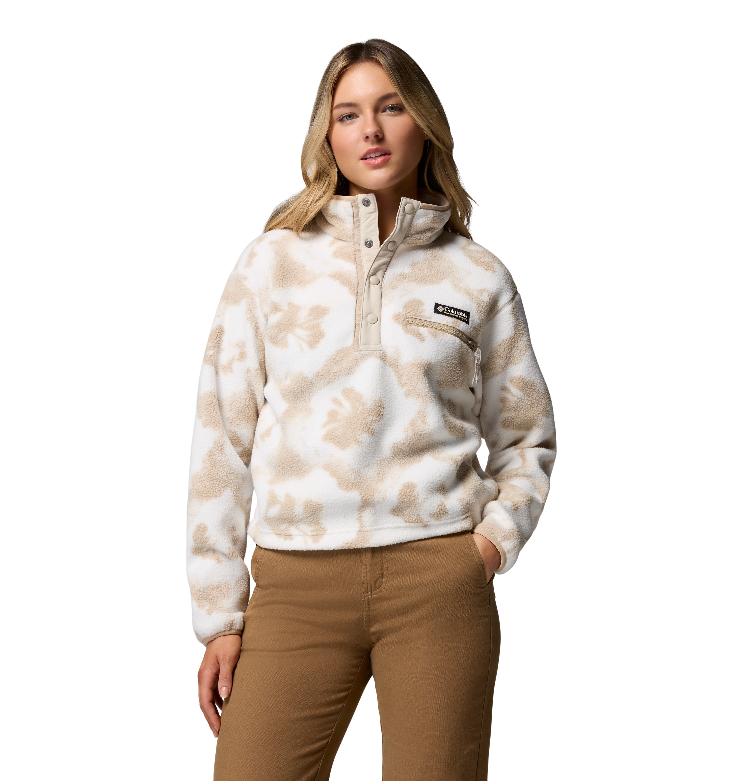 Imagem 0 de Forro Polar Helvetia™ Ii Printed Cropped Columbia