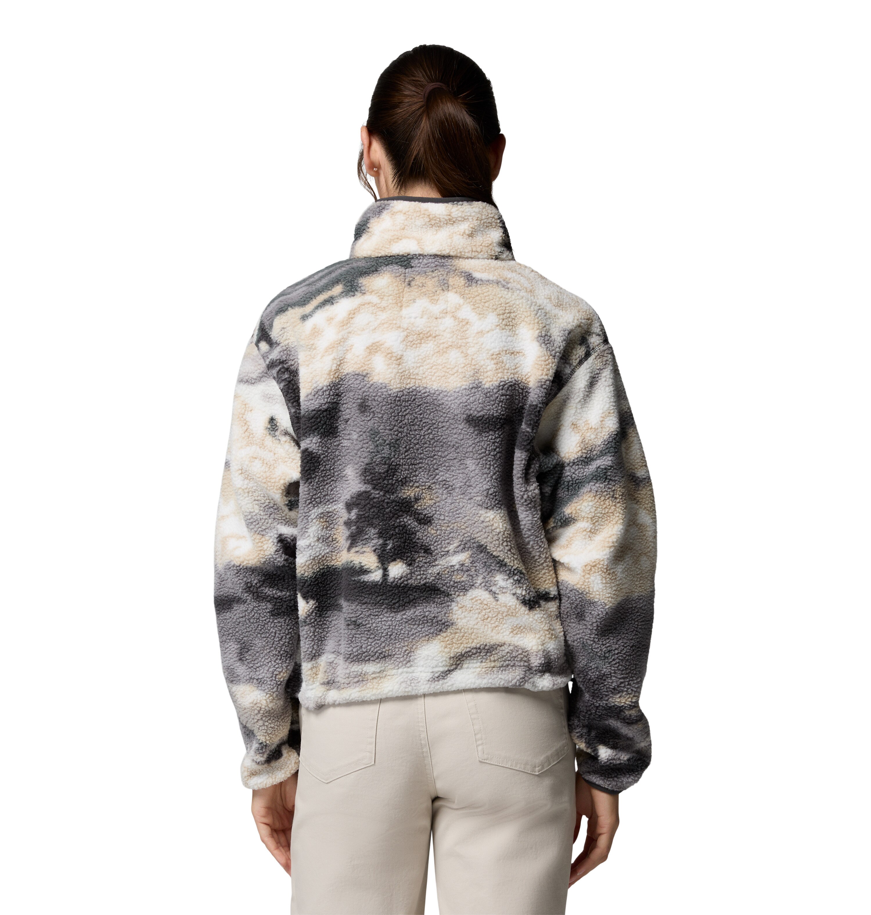 Forro Polar Helvetia™ Ii Printed Cropped Columbia Cinzento-cinza-2