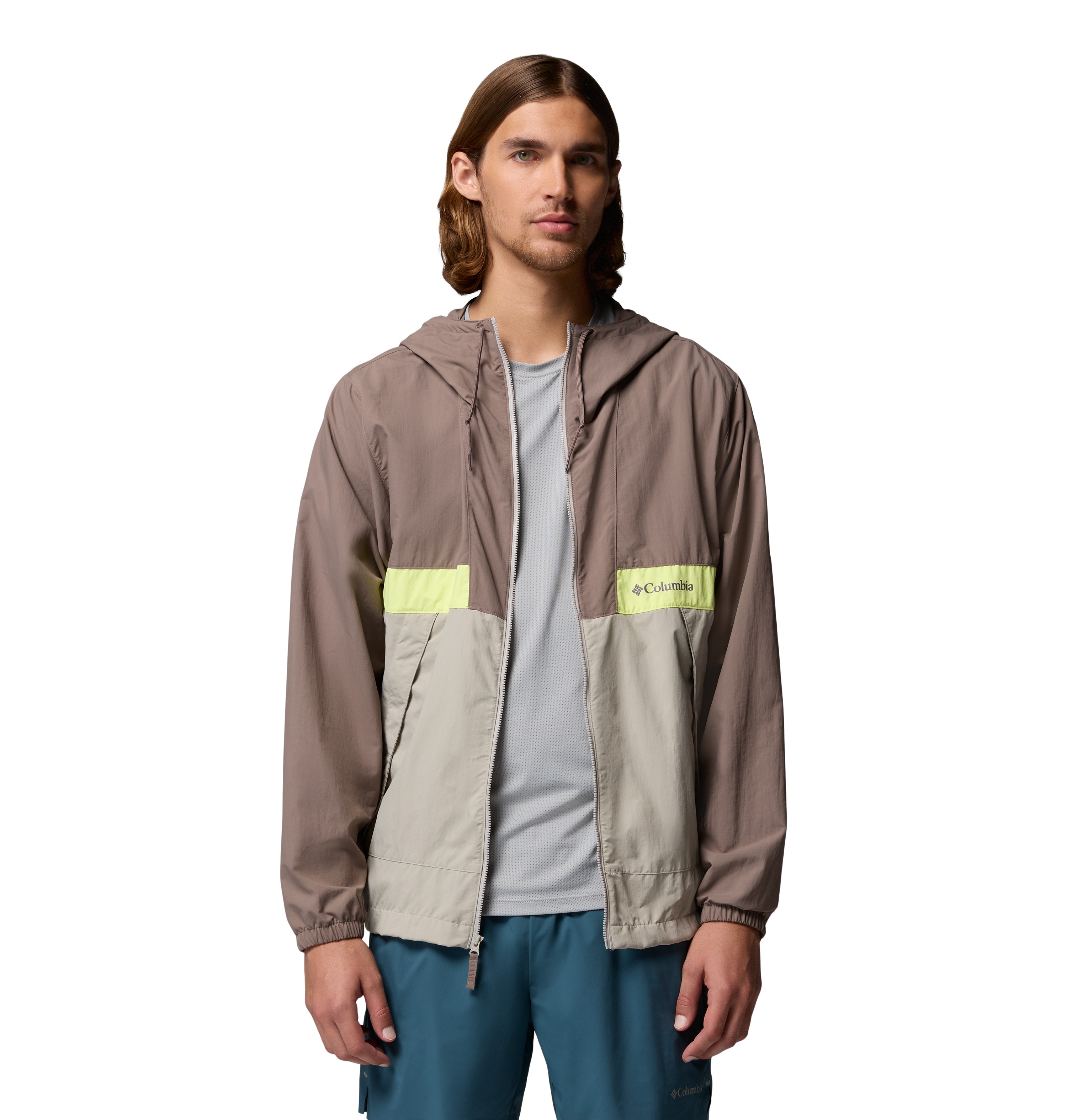 Casaco Corta-vento Spire Valley™ Hooded Columbia Taupe-4