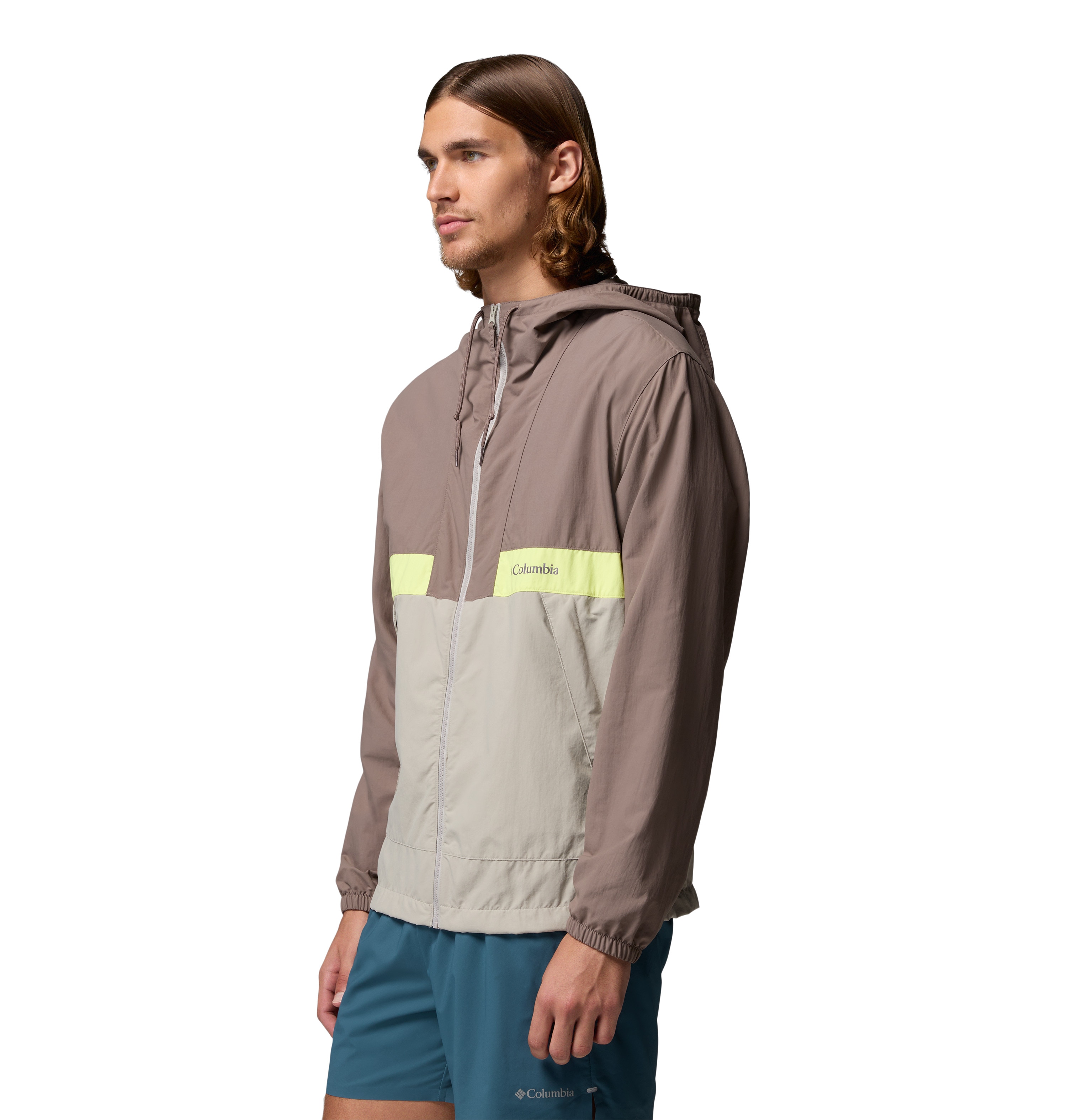 Casaco Corta-vento Spire Valley™ Hooded Columbia Taupe-6