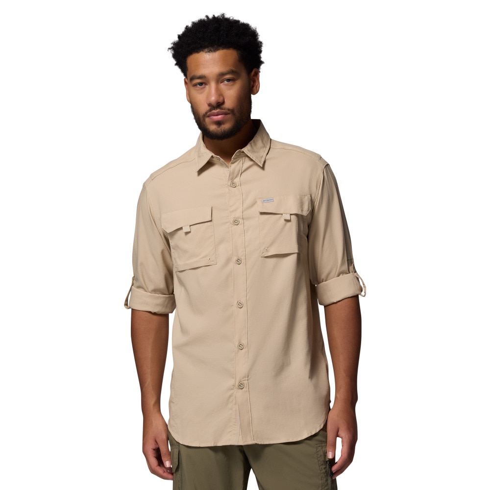 Camisa de Manga Comprida Silver Ridge™ Utility Ii Columbia Bege-4