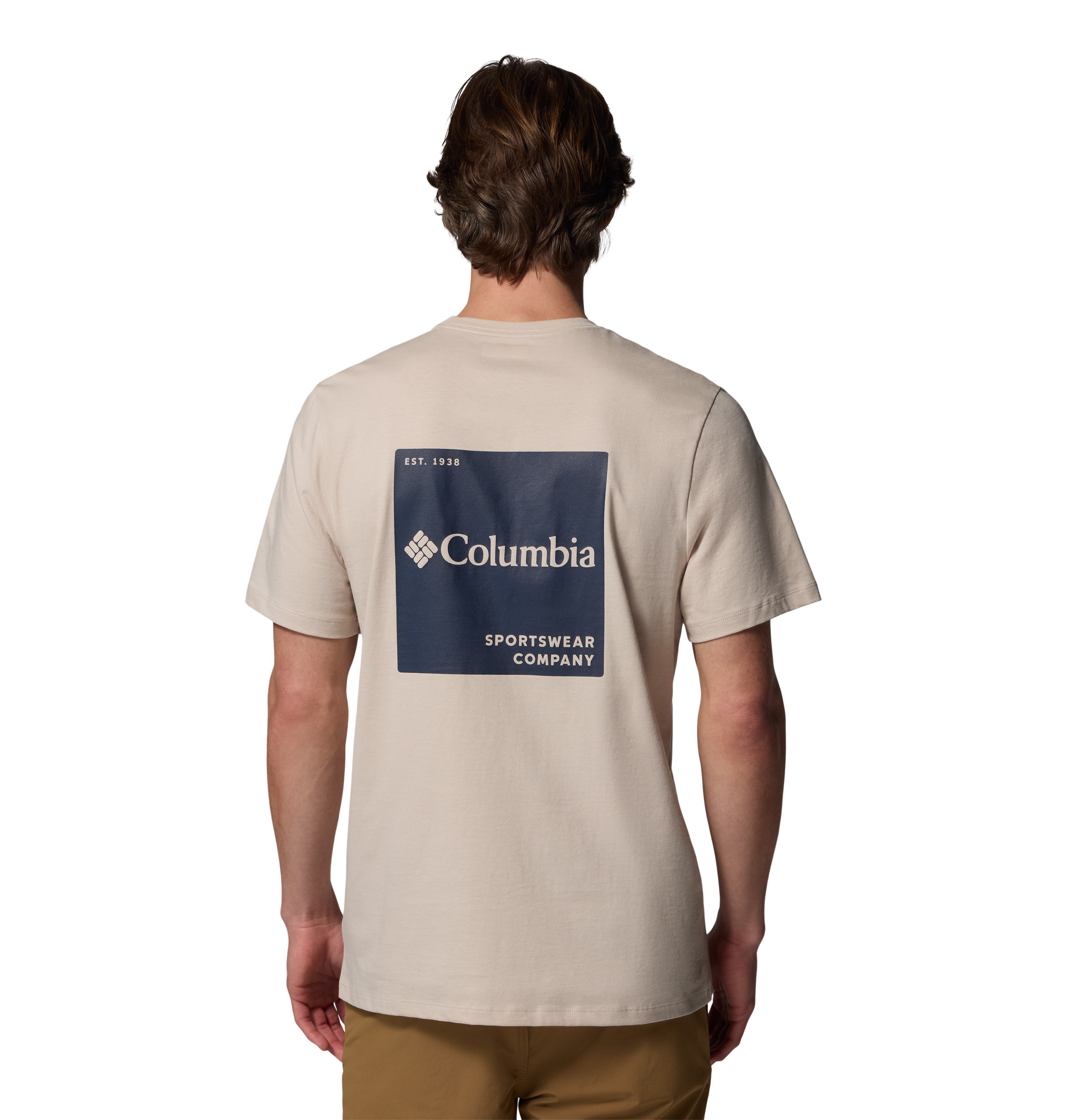 T-shirt de Manga Curta Csc™ Logo Back Columbia Areia-2