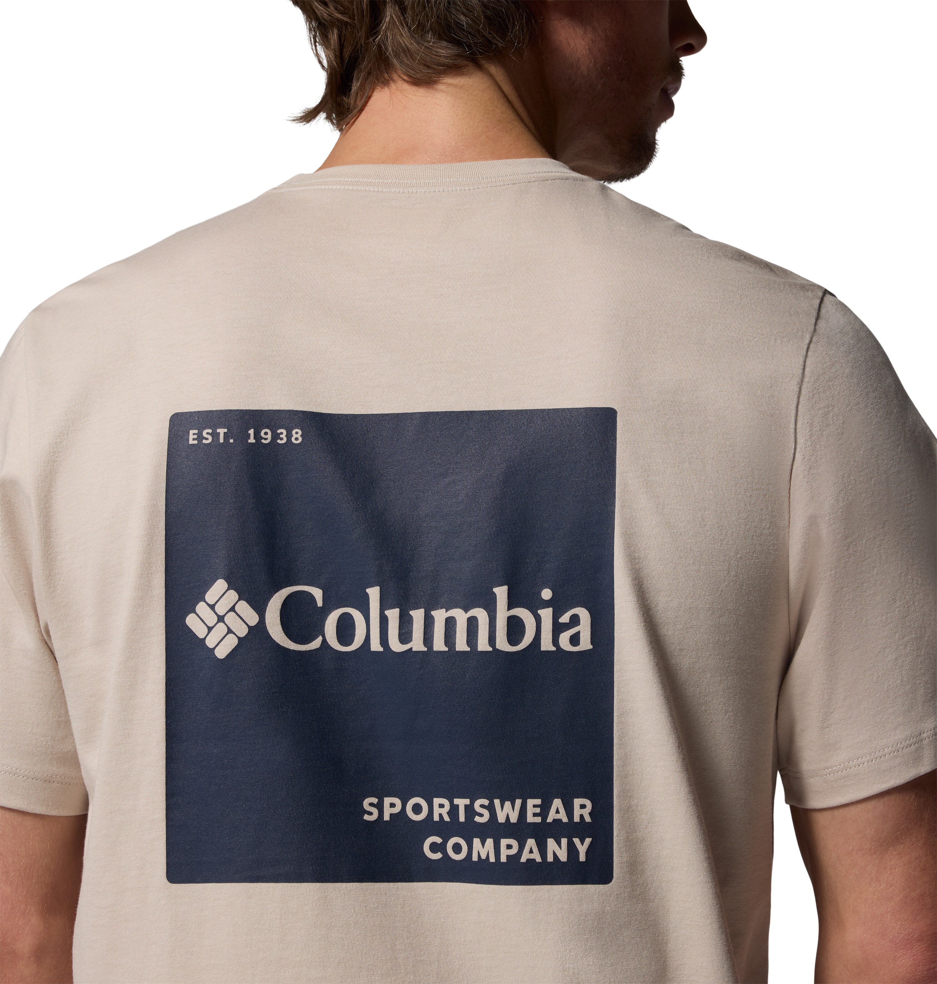 T-shirt de Manga Curta Csc™ Logo Back Columbia Areia-5