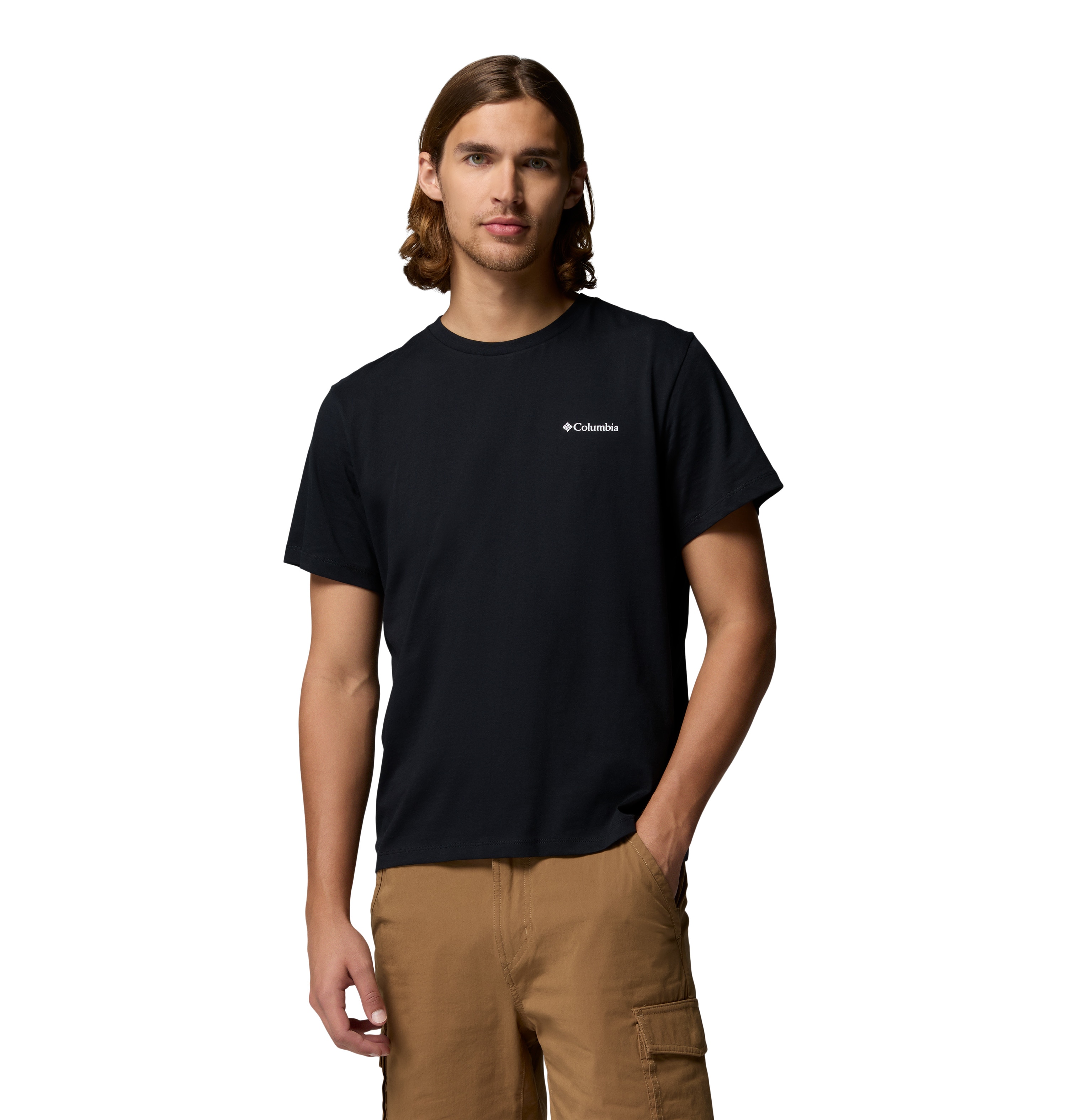 T-shirt de Manga Curta Csc™ Logo Back Columbia Branco-1